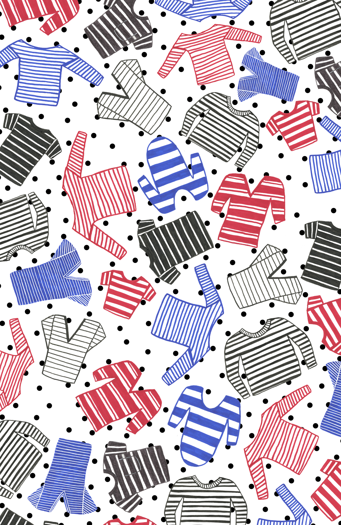 Striped Shirts Pattern Big w Polkas S6 iPhone.jpg