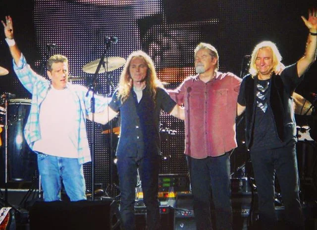 Eagles and #GlennFry at ACL 2010.  Sad news. Truly one of the best acts ever.