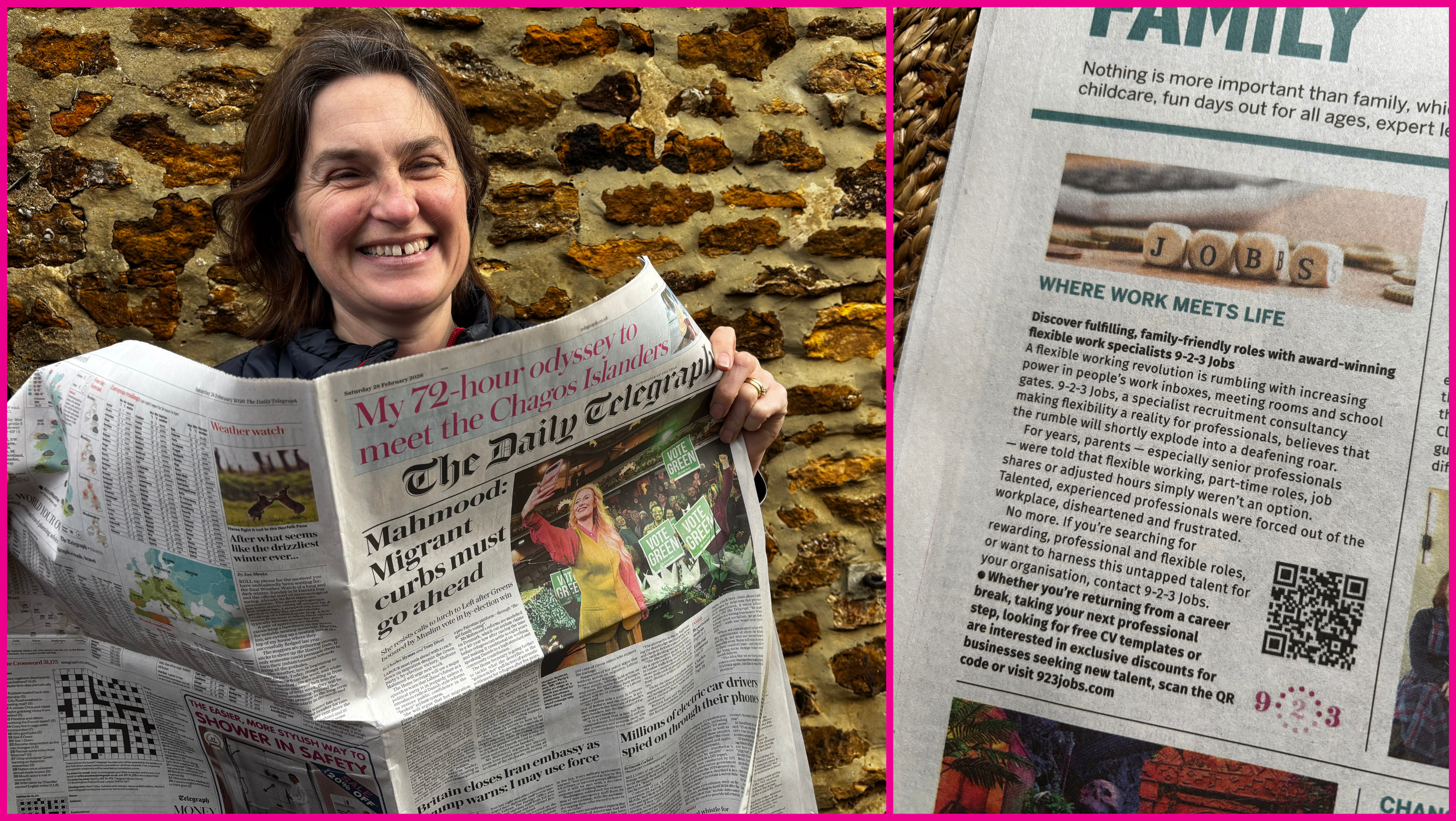 9-2-3 JOBS FEATURED IN THE TELEGRAPH