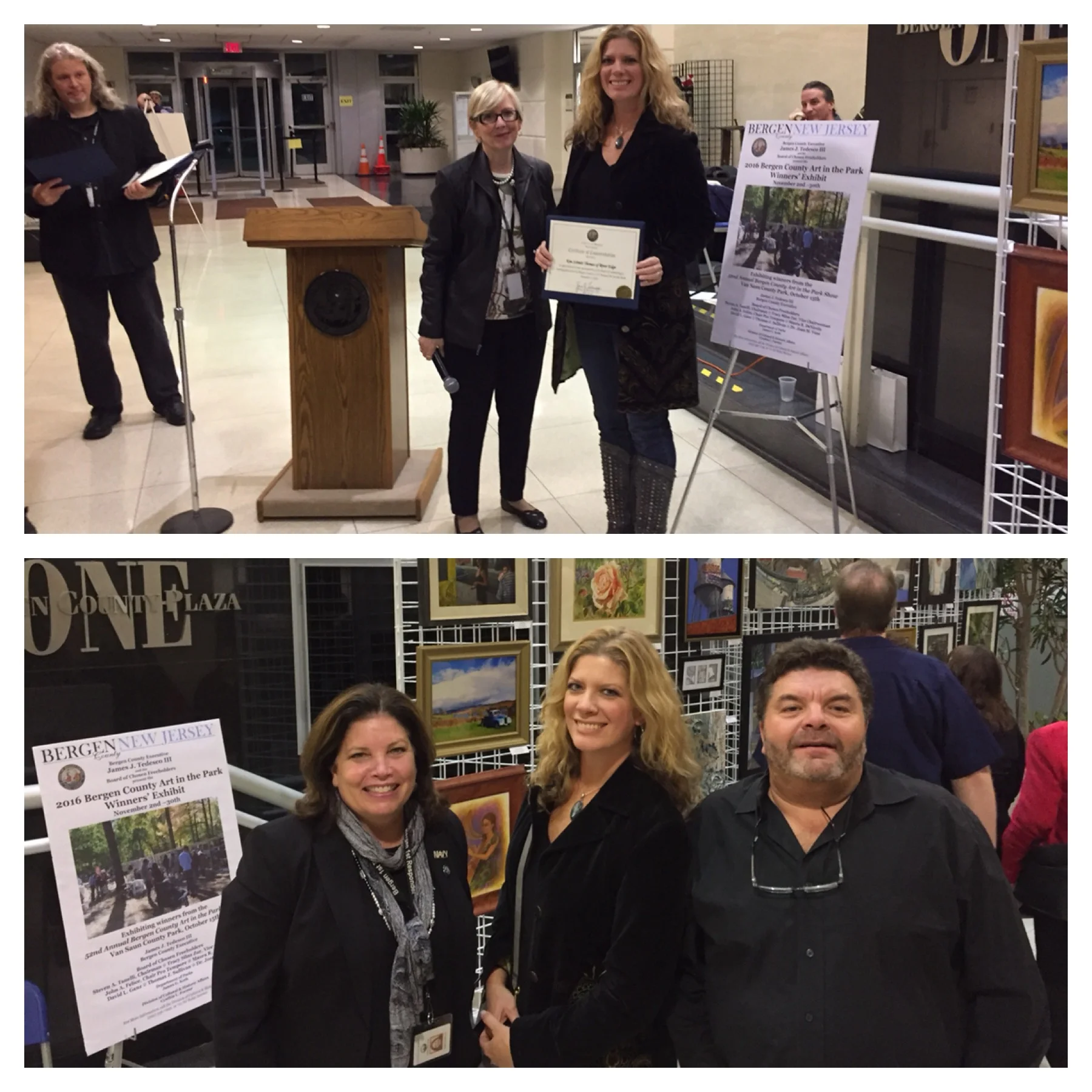 Bergen County Art in the Park Awards ceremony, 11/2/16
