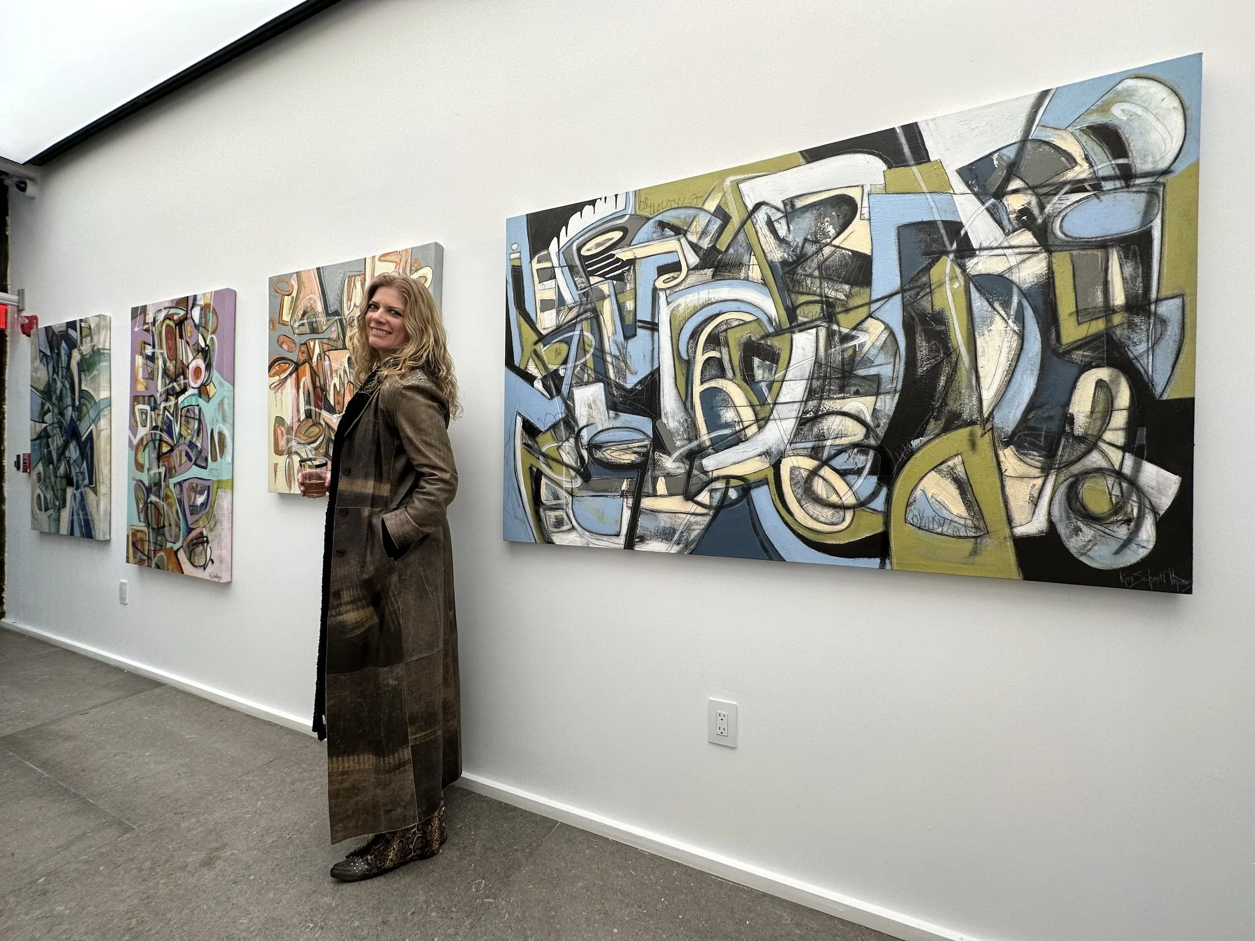 Kim Schmitt Thomas , solo show at Barsky Gallery, Hoboken, NJ