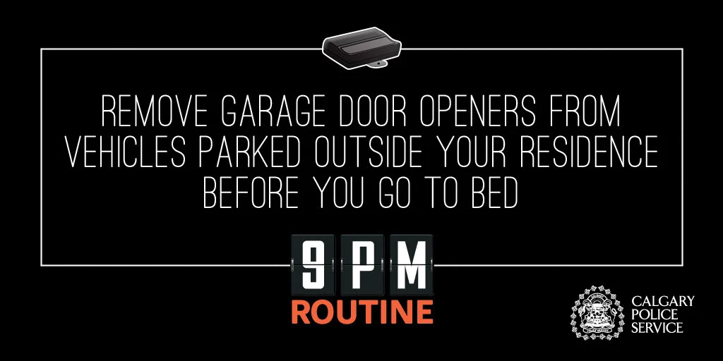 9 PM Routine Safety/Security Checklist