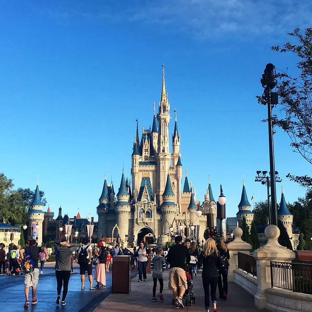Cinderella's castle at the Magic Kindom