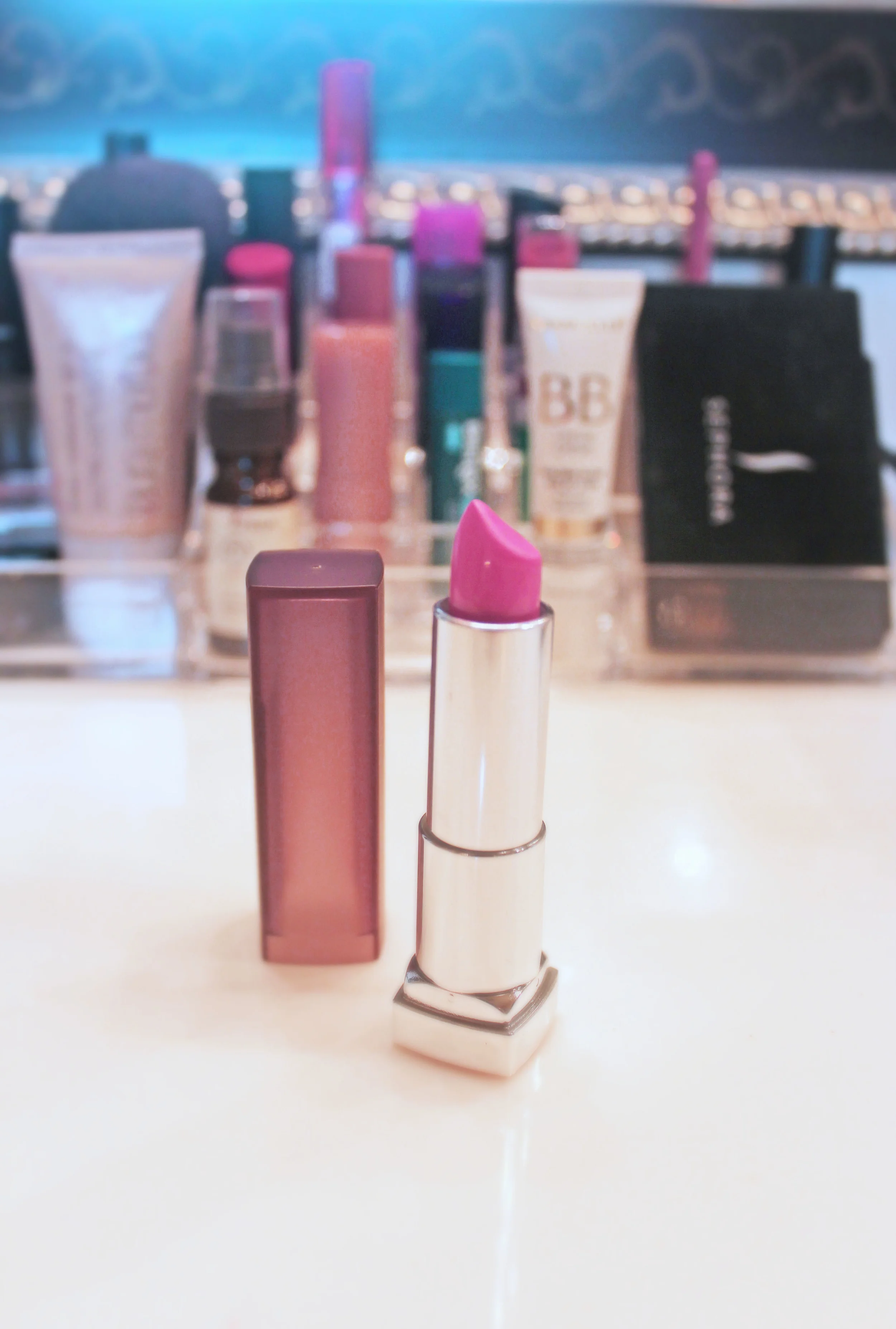 best girly pink: Maybelline Color Sensational Creamy Matte Lip Color in "Pink n Chic" This is my go-to when I'm feeling girly or have a nice summer tan. When I'm pretty pale in winter months, it tends to wash me out so I stick to this as a summery shade.