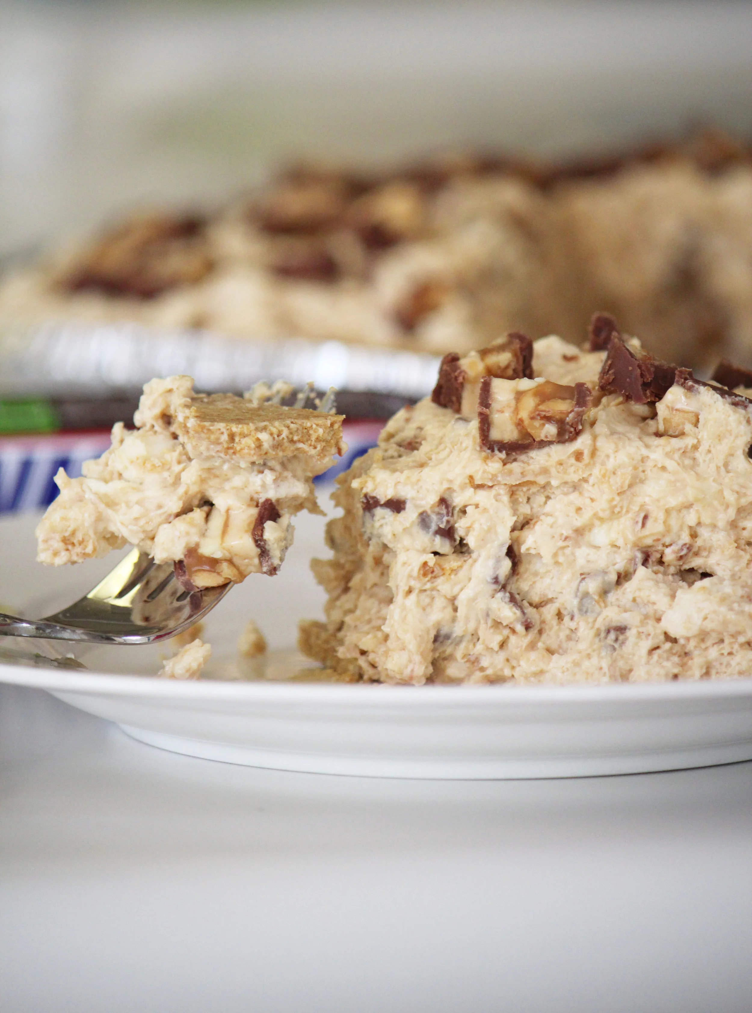 No Bake Snickers Pie Hello Honey
