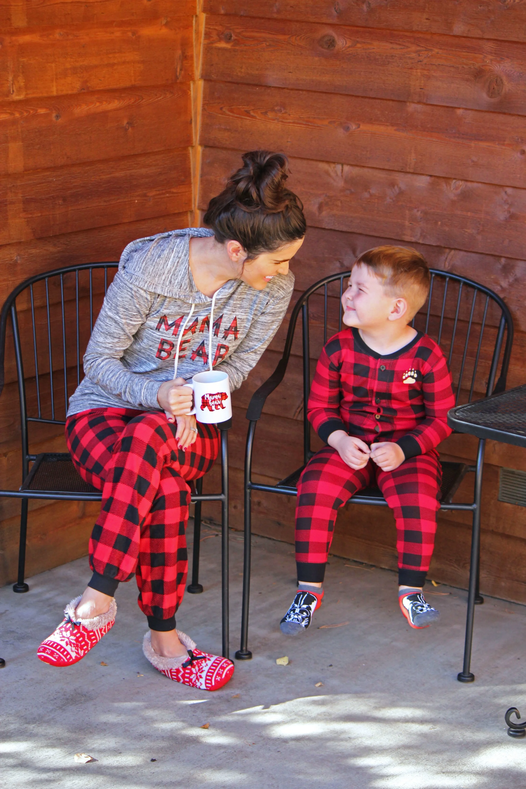 mama papa and baby bear pajamas