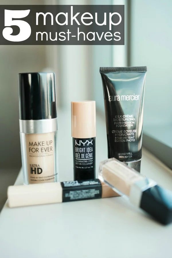 my 5 makeup favorites