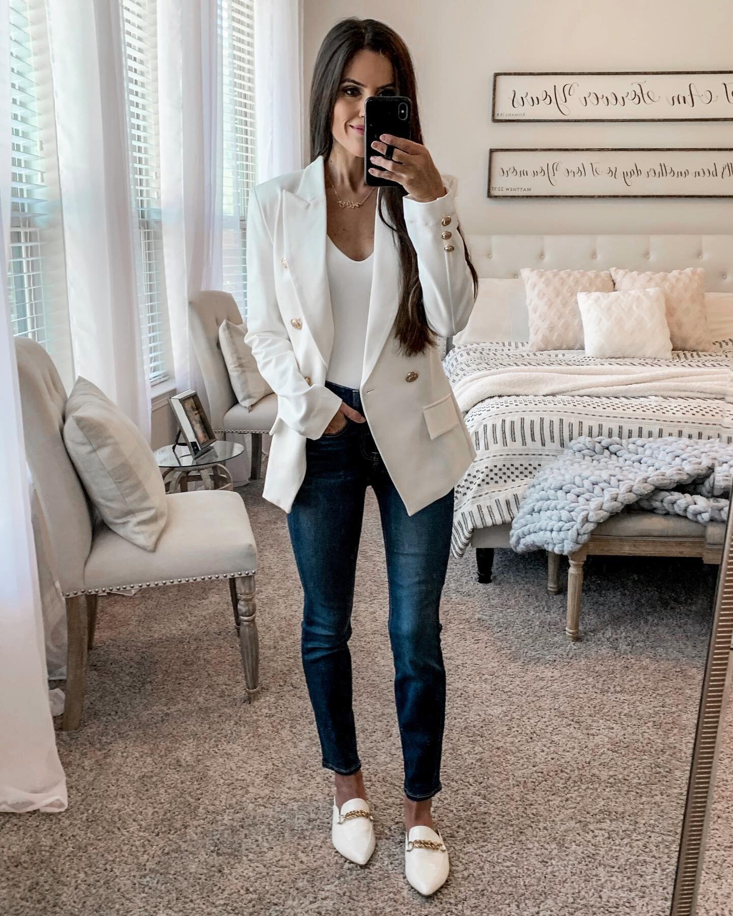 1️⃣2️⃣3️⃣or4️⃣? All Amazon/Walmart and on sale🙌🏻 This cream blazer is just $22 and fits TTS. Hope you&rsquo;ve had a good weekend! We&rsquo;re getting Chinese for supper and I&rsquo;m pretty excited about it. My love for fried rice runs deep. http: