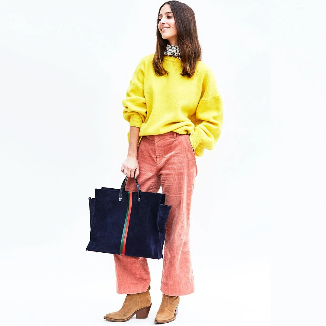 Simple-Tote---Navy-Suede-w-Evergreen-_-Cherry-Stripes---HB-TT-ST-100053-NVY---On_Model.jpg