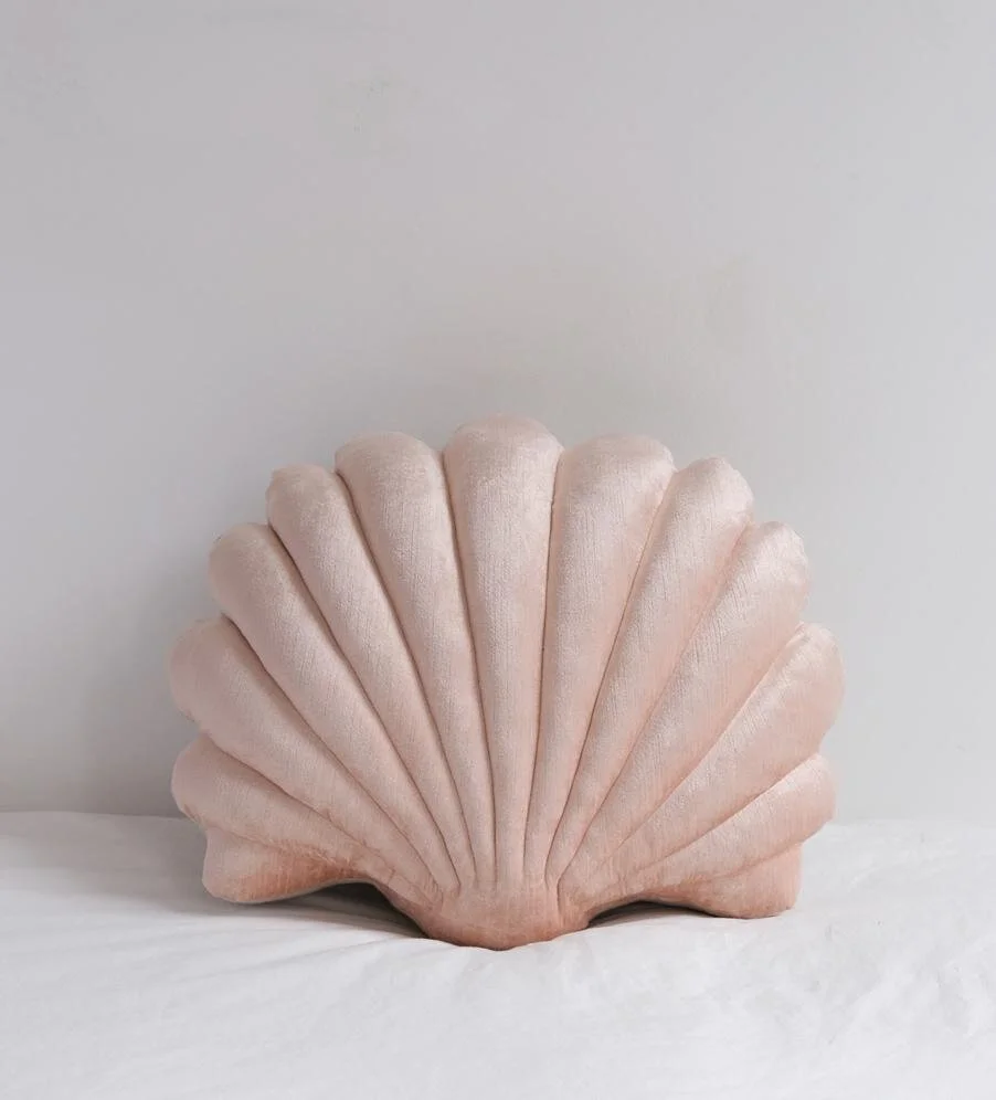 shell pillow velvet