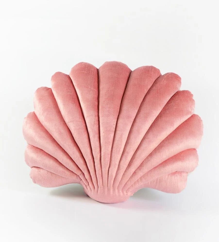 shell pillow velvet