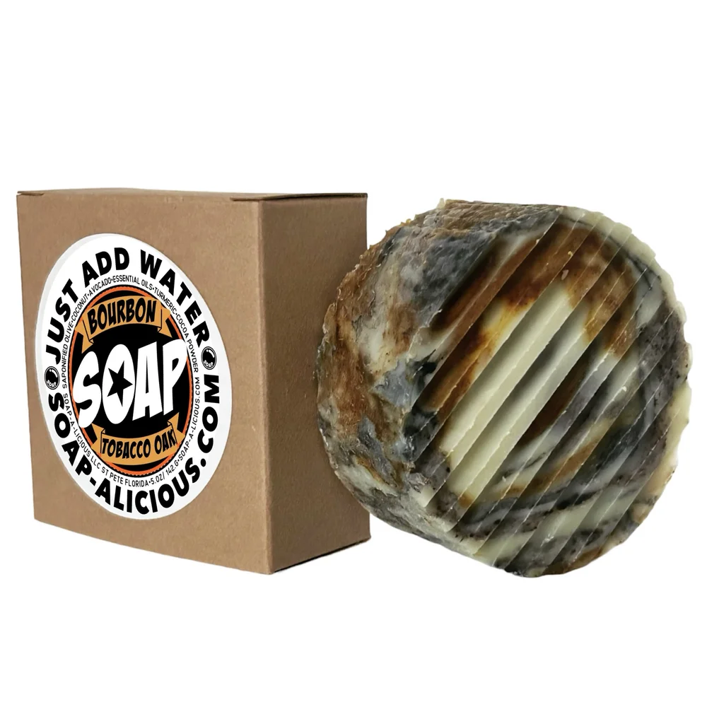 bourbon tobacco soap BOURBON TOBACCO OAK & VANILLA SOAP — Soap-a-licious