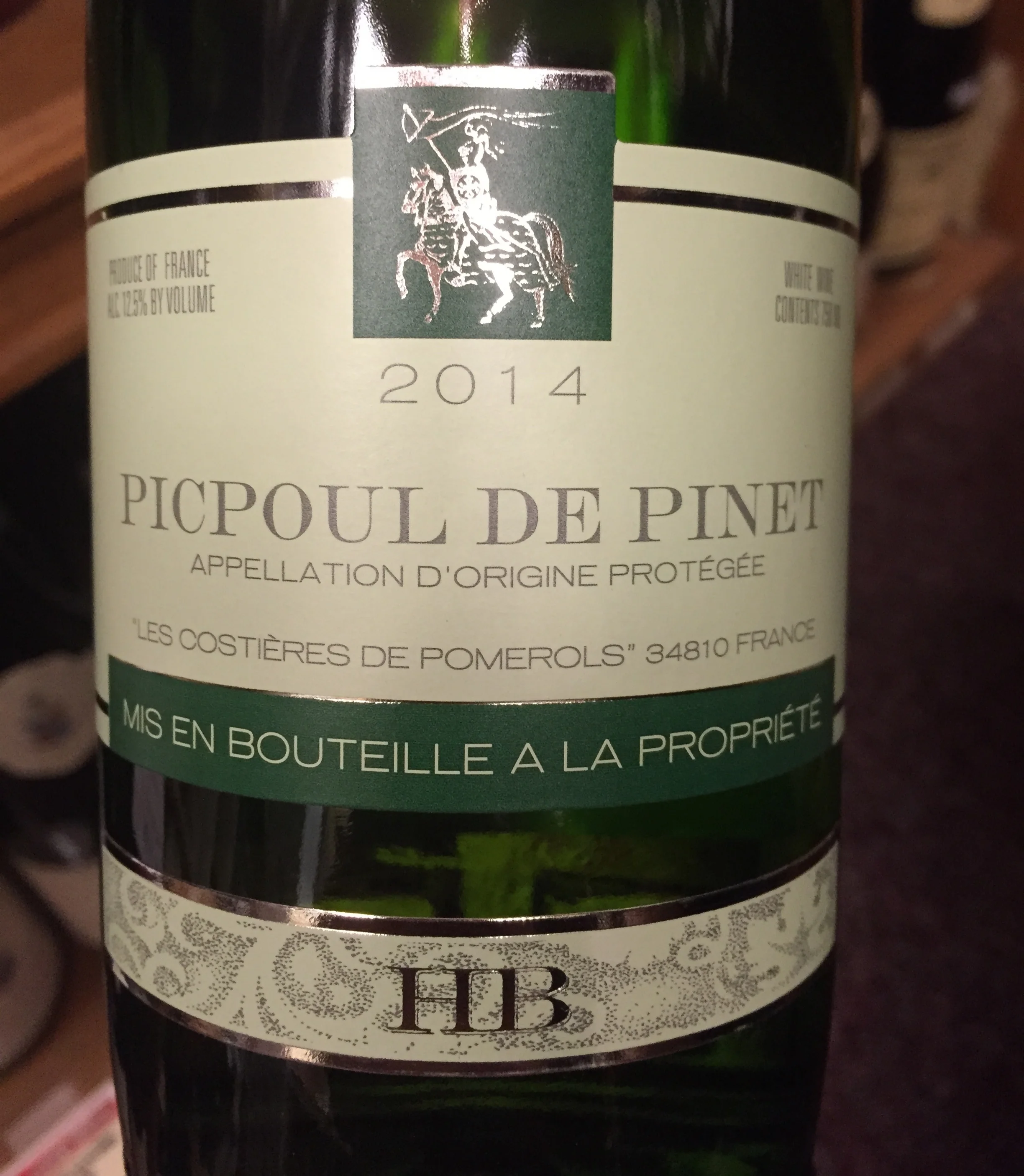 Hugues Beaulieu Picpoul-de-Pinet