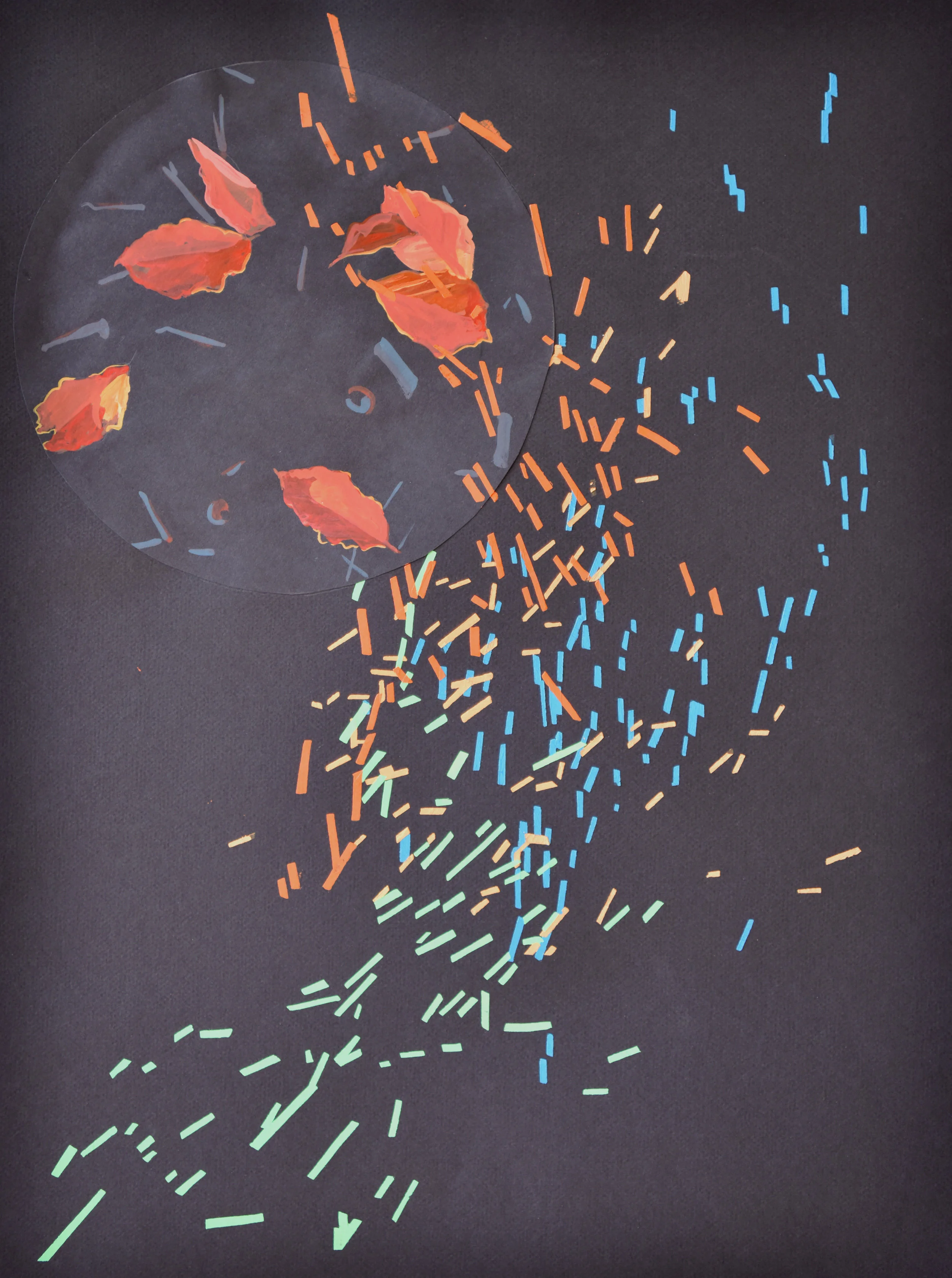 Fall Migration with leaves