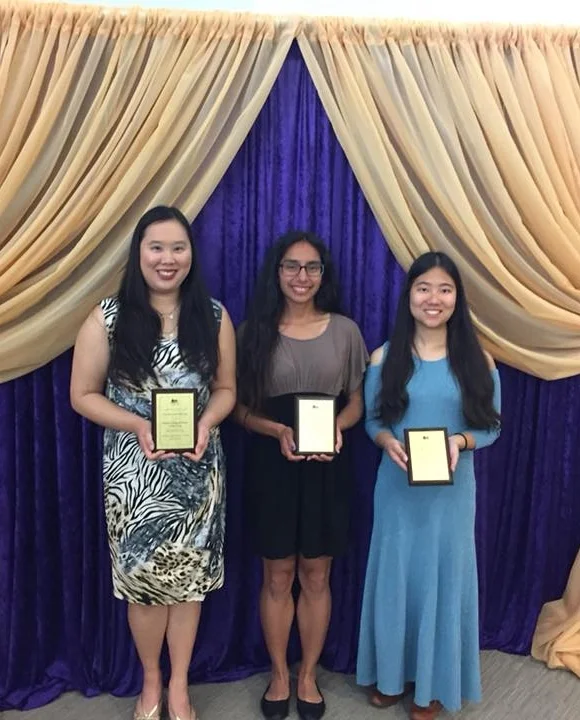 Left to right: Christina Fong, Julissa Tobias, Justina Chock