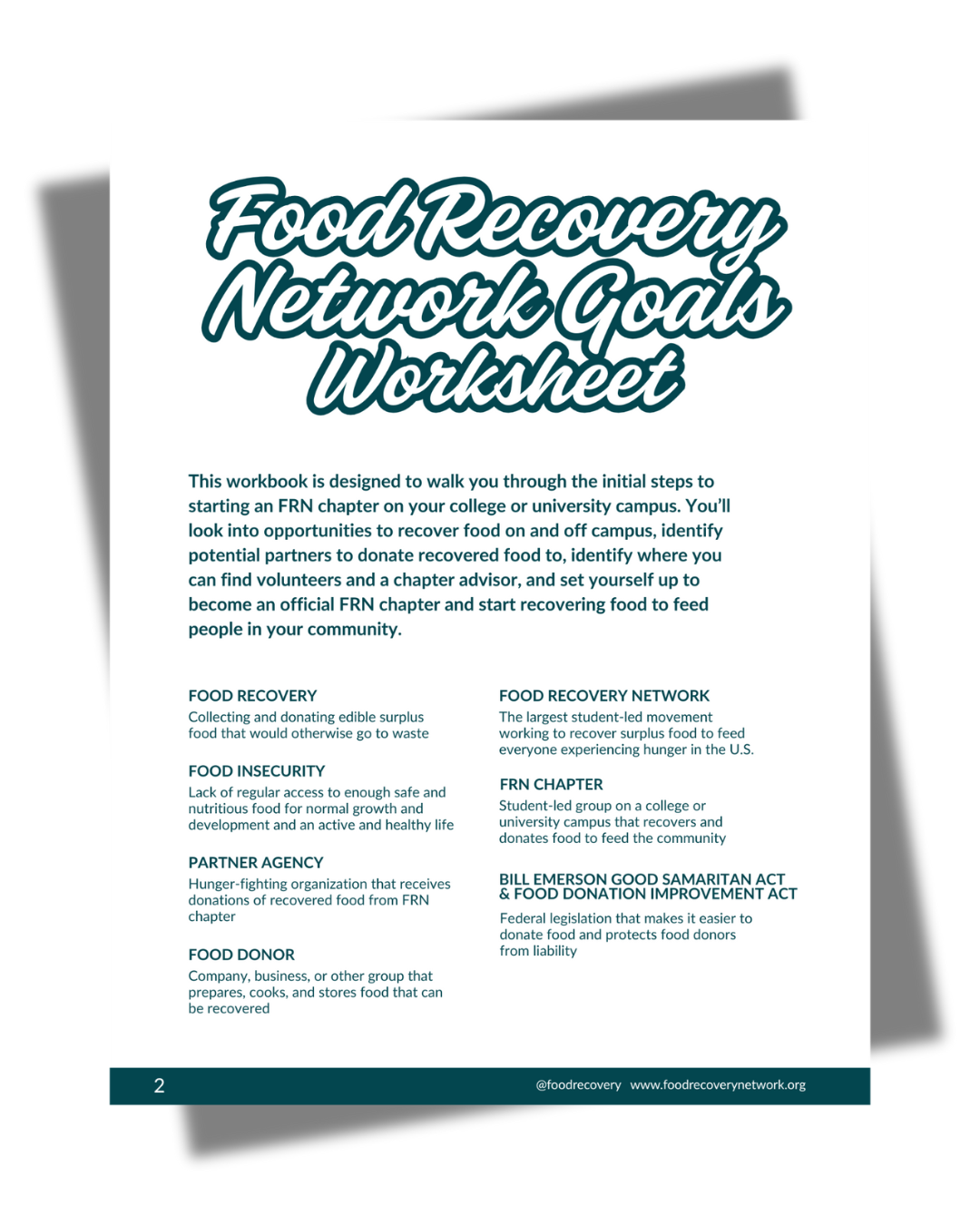 How to Start a Food Recovery Network Student Chapter — Food Recovery ...