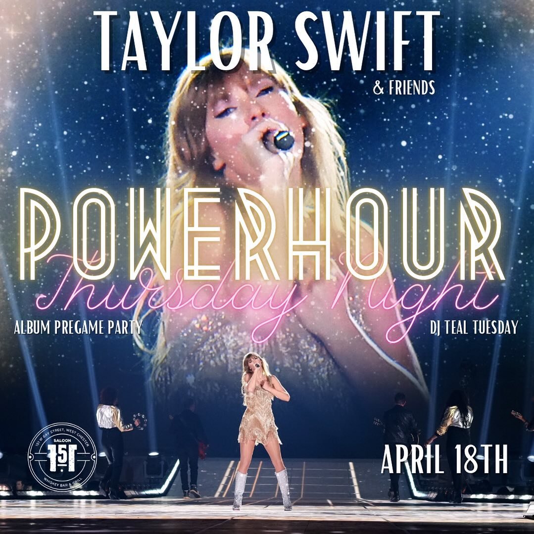 Taylor Swift&rsquo;s eleventh studio album, &ldquo;The Tortured Poets Department&rdquo; is slated for release at midnight on April 19th&hellip; so we&rsquo;re hosting an album pregame party during PowerHour w/ @tealtuesday 🎧 on 4/18 at 11pm. Yes, th