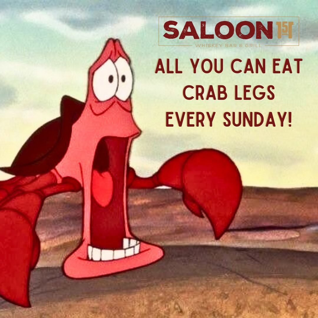 🦀 AYCE Crab Legs Every Sunday 3pm-9pm 🦀 $8 Cheesesteaks, $3 Miller Lites &amp; $8 Saloon Fries All Day! $3 Tito&rsquo;s Drinks 9pm-11pm! Live Music w/ @_harnett at 4pm. Let&rsquo;s make it a Sunday Funday! ☀️ #westchesterpa #downtownwestchesterpa #