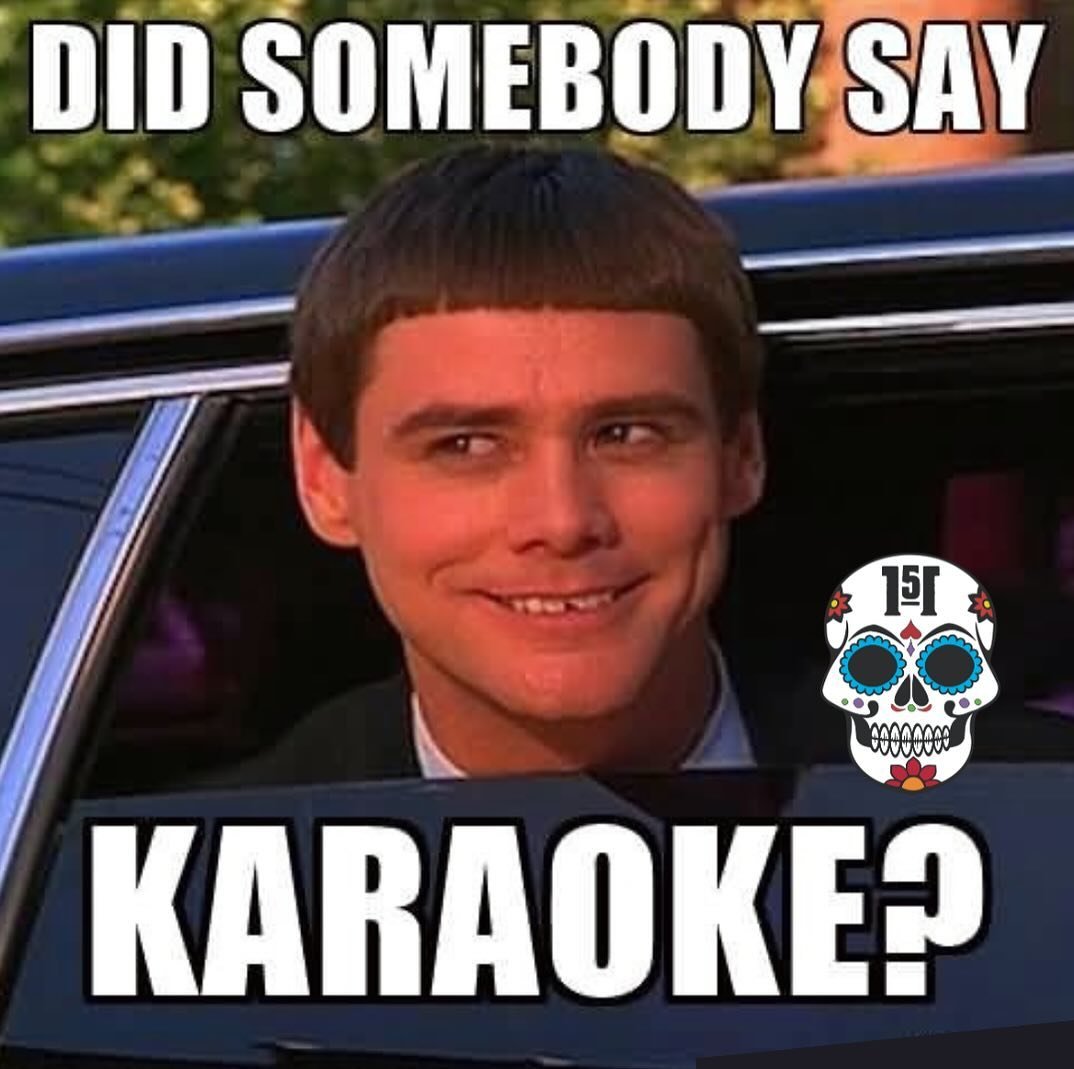 It&rsquo;s Friday, which means it&rsquo;s Karaoke Night in The Tequila Bar! Signups at 10pm w/ @spyder_ent 🎤🍻 $3 Yuenglings All Day 💀 The Tequila Bar opens at 5pm on Fridays - Live Music w/ @echozoneband at 6pm! @djmixology starts up at 10pm in ma