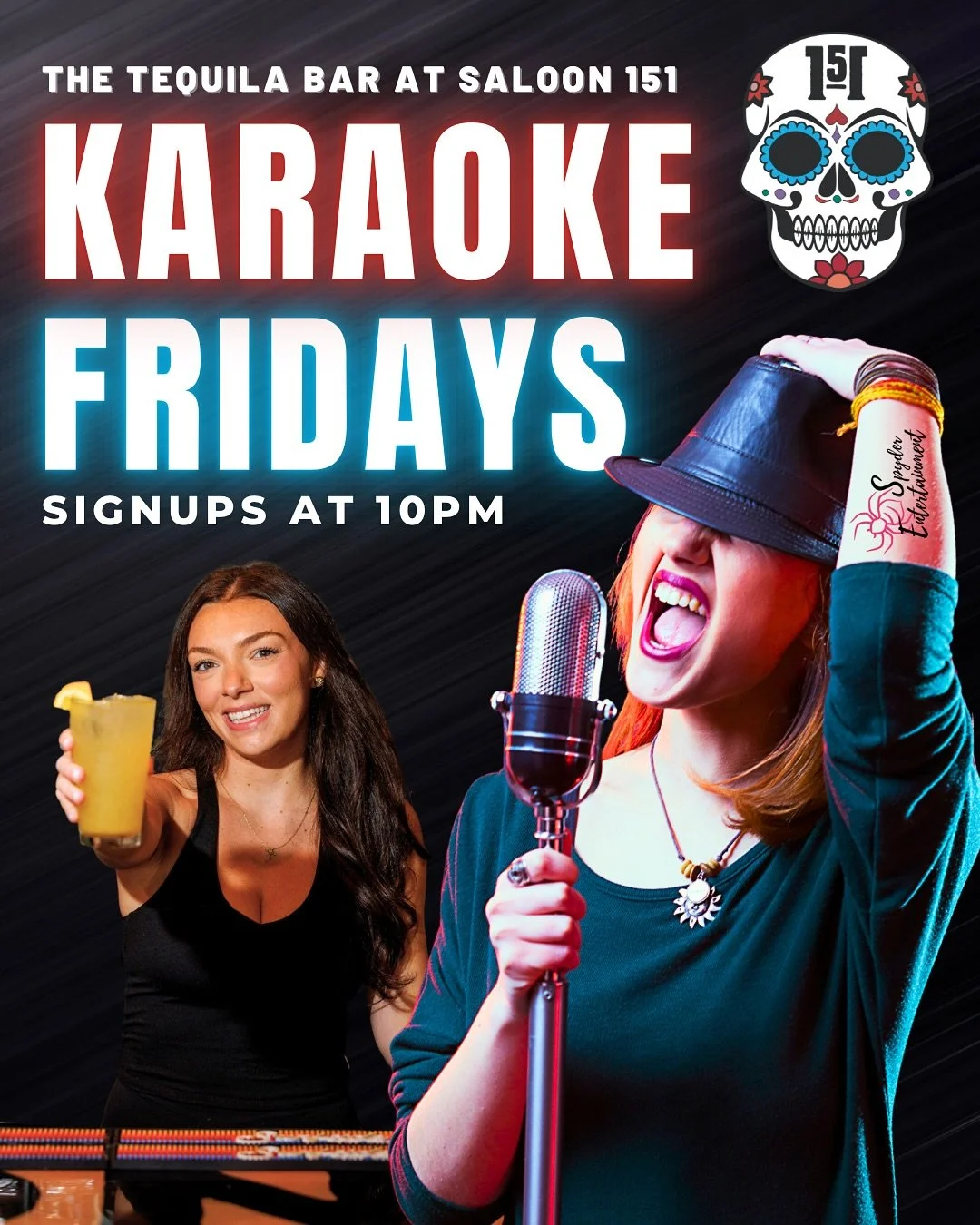 🍻 Cheers to the Weekend 🍺 $3 Yuenglings All Day - Live Music w/ Steve Rogers of @rogerthatband.official at 6pm 🎙️ Karaoke in The Tequila Bar! Signups at 10pm w/ @spyder_ent 🎤 @dj_zyn starts up at 10pm in main bar 🎧 $5 Sun Cruisers &amp; $8 Espre