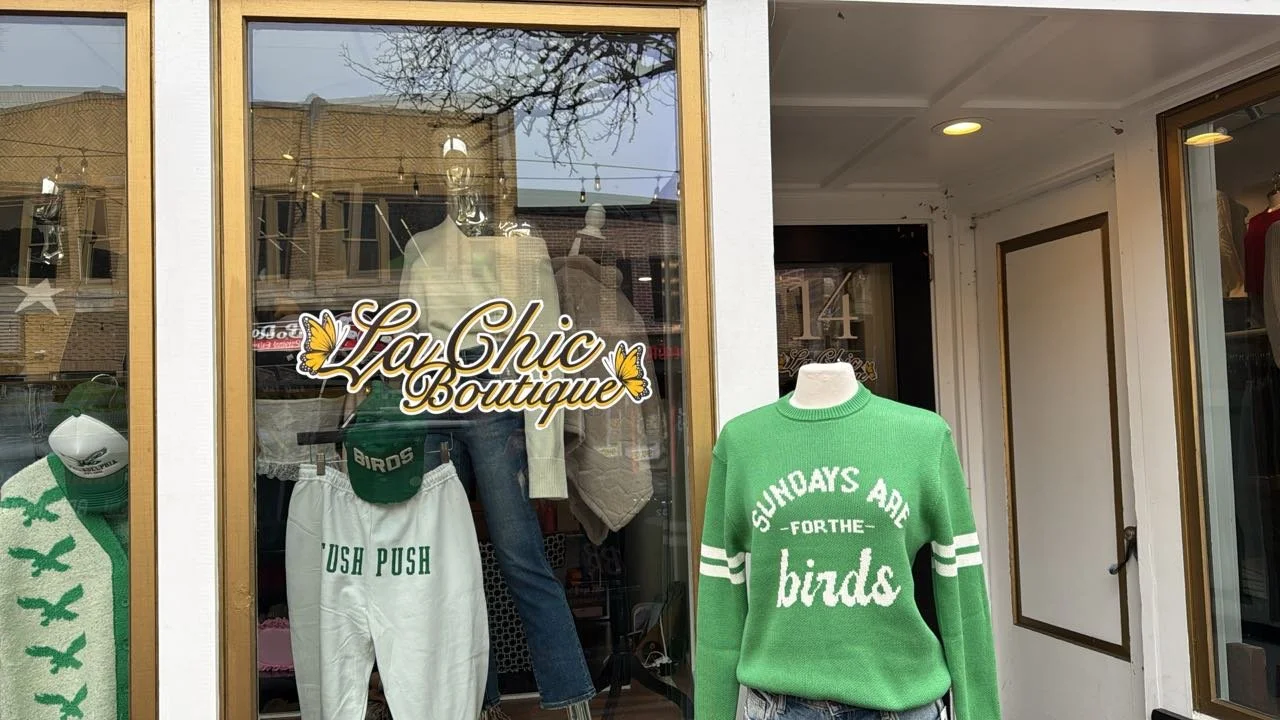Go birds. 
Just had a great experience at La Chic Boutique