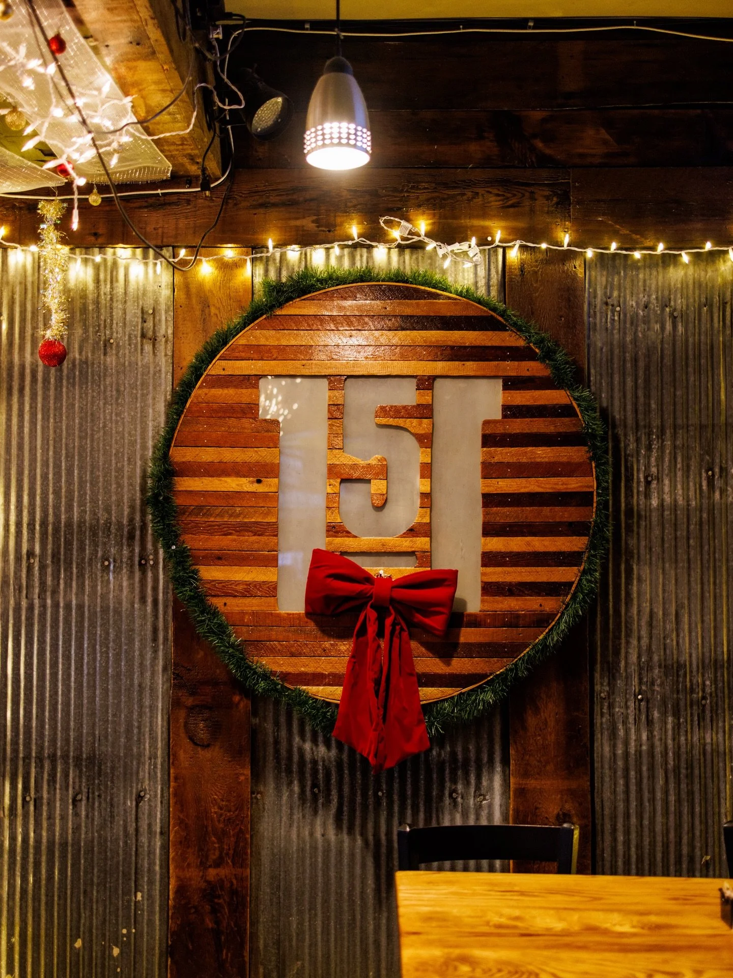 🎄 Happy Holidays! It&rsquo;s beginning to look a lot like Christmas at Saloon 151 🥃 Come enjoy the season with us! ⛄️ @hutchins_photo 📸