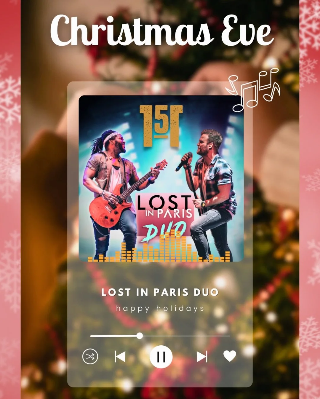 A Christmas tradition like no other 🎄 The Whiskey Twins 🥃 

Kim &amp; Meg behind the bar for another Christmas 🍻 We&rsquo;re open regular hours today (Christmas Eve) with the kitchen closing early.
🎶 Lost in Paris with a special performance tonig