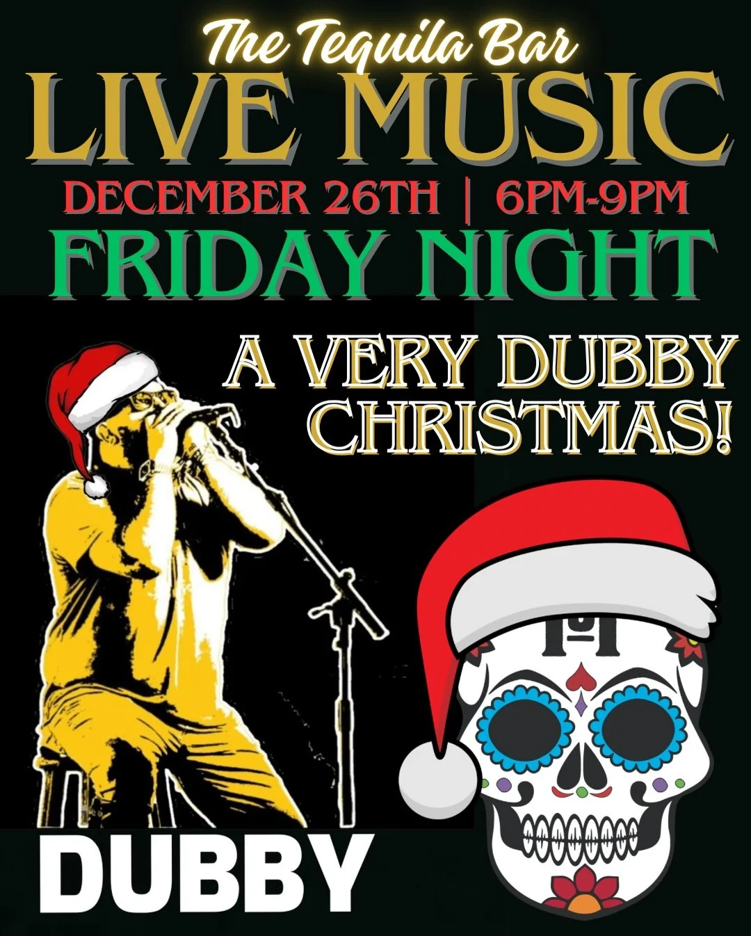 🍻 Cheers to the Weekend 🍺 $3 Yuenglings All Day - Live Music w/ @uncledubby at 6pm 🎙️ Day after Christmas Karaoke in The Tequila Bar 🎄 Signups at 10pm w/ @spyder_ent 🎤 @djsimmyspins starts up at 10pm in main bar 🎧 $5 Sun Cruisers &amp; $8 Espre