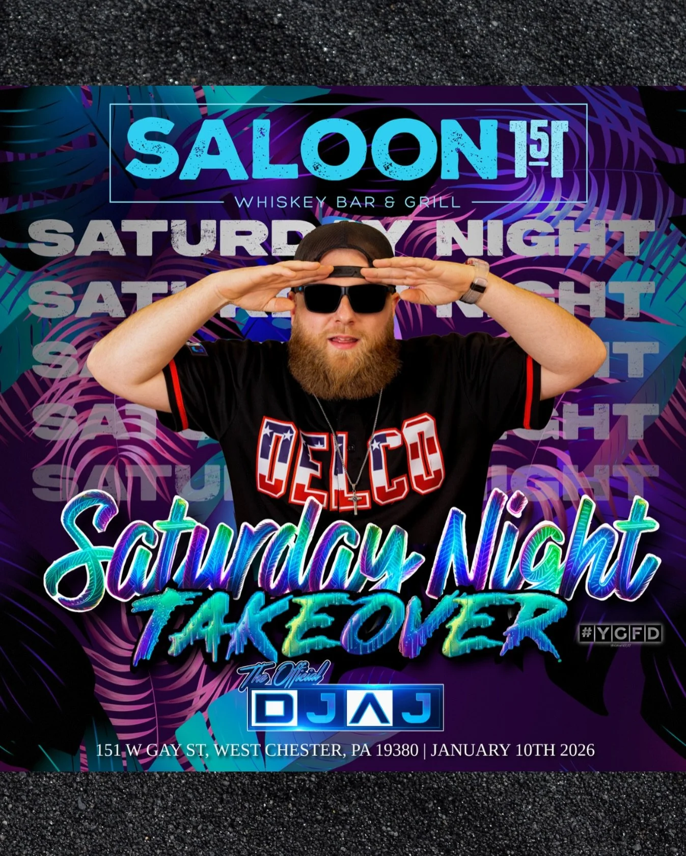 🚨 SATURDAY NIGHT TAKEOVER 🚨
The Official DJ AJ is in the building throwing down all night 🎧🔥
📍 Saloon 151
📅 Saturday, January 10
If you know&hellip; you know.