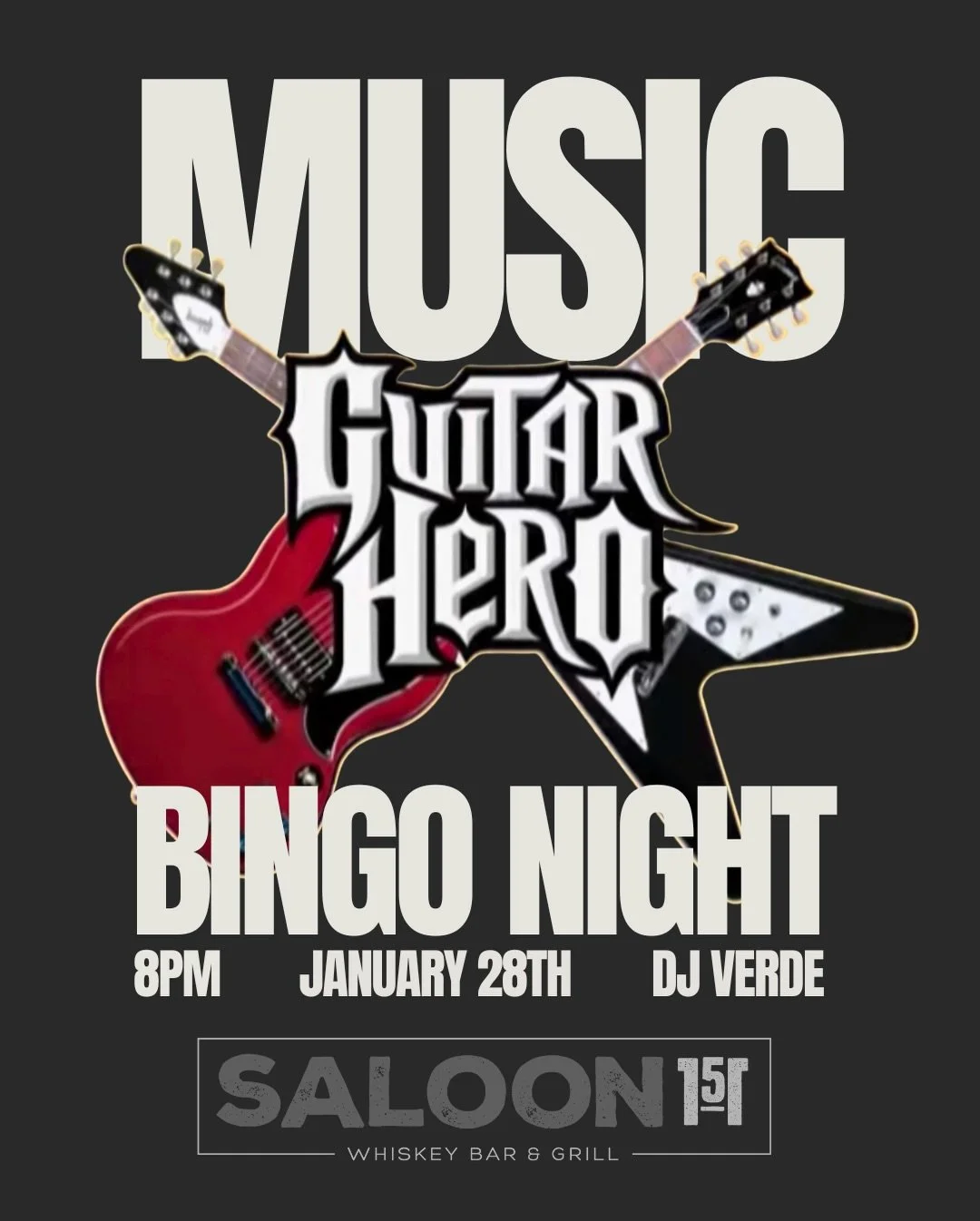 🎵 Music Bingo - GUITAR HERO EDITION 🎸 8pm | Hosted by DJ Verde
🥃 It&rsquo;s Whiskey Wednesday 🍺 $5 Stella Drafts All Day
🌮 1/2 Price Tacos, Taco Salads &amp; Quesadillas
🦀 AYCE CRAB LEGS - 3pm-9pm
🪣 5 for $25 Buckets of Sun Cruiser Iced Tea Vo