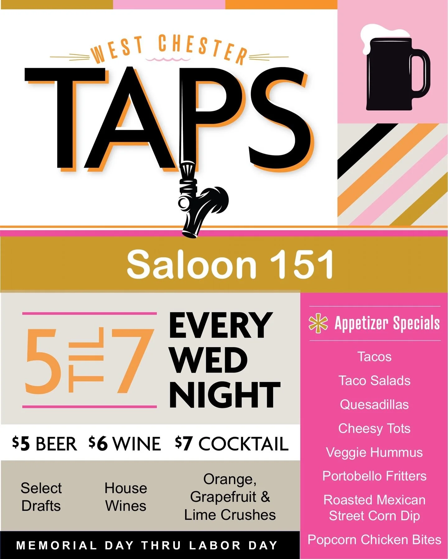 Join us today and every Wednesday for WC Taps! 🍻