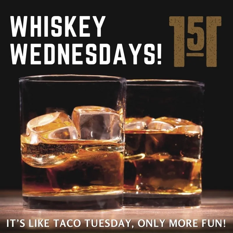 Whiskey Wednesday is a Taco Day! 🌮 Music Bingo tonight with @dangreenmusic