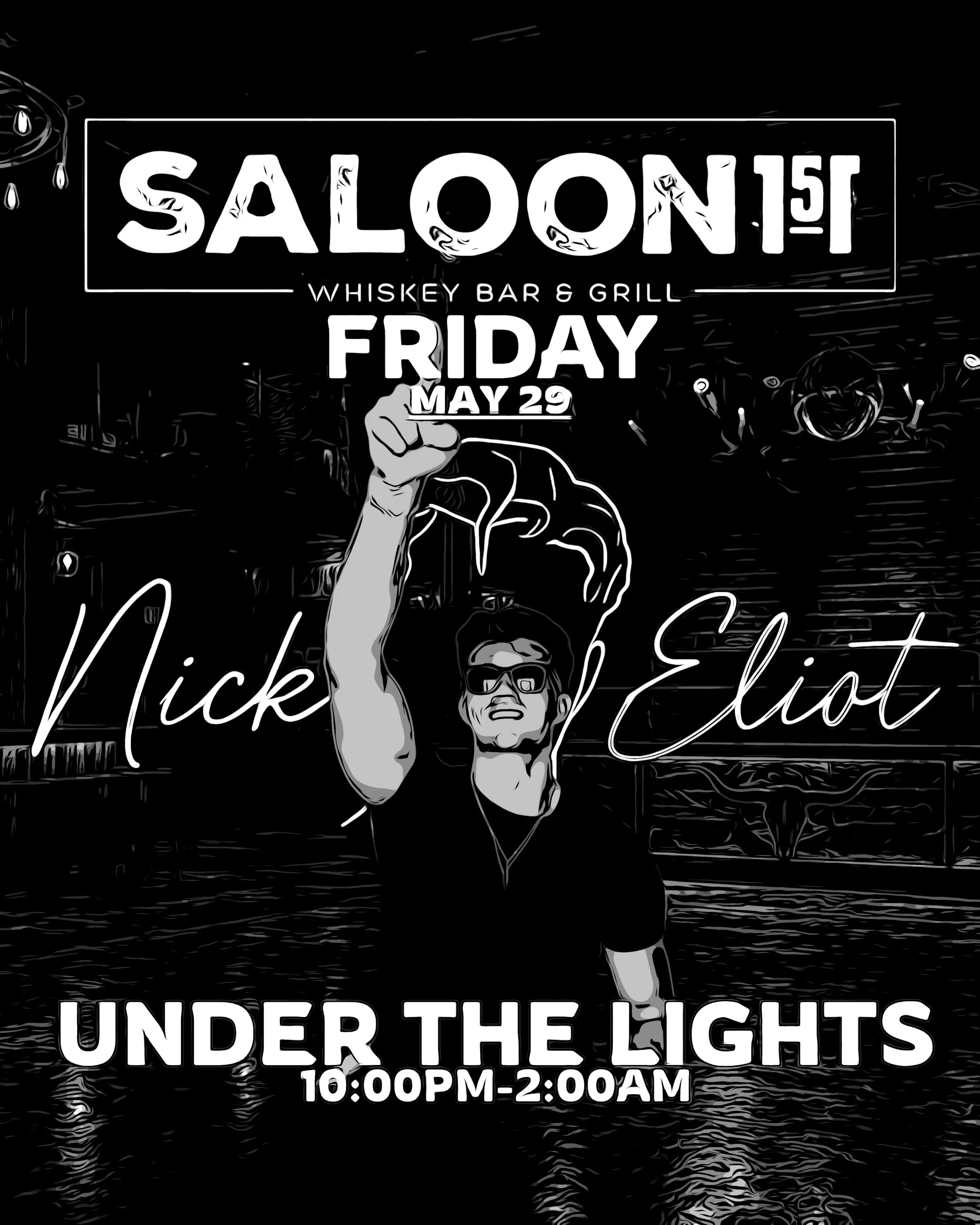 🔥 Friday Night at Saloon 151! 🔥

🍺 $3 Yuengling Lager &ndash; All Day
☀️ $5 Sun Cruisers &amp; $8 Espresso Martinis 🫘 | 10PM&ndash;12AM

🎤 Karaoke Fridays at the Tequila Bar - Host: @spyder_ent 
Signups start at 10PM

🎧 @djnickeliot 🪩 taking o