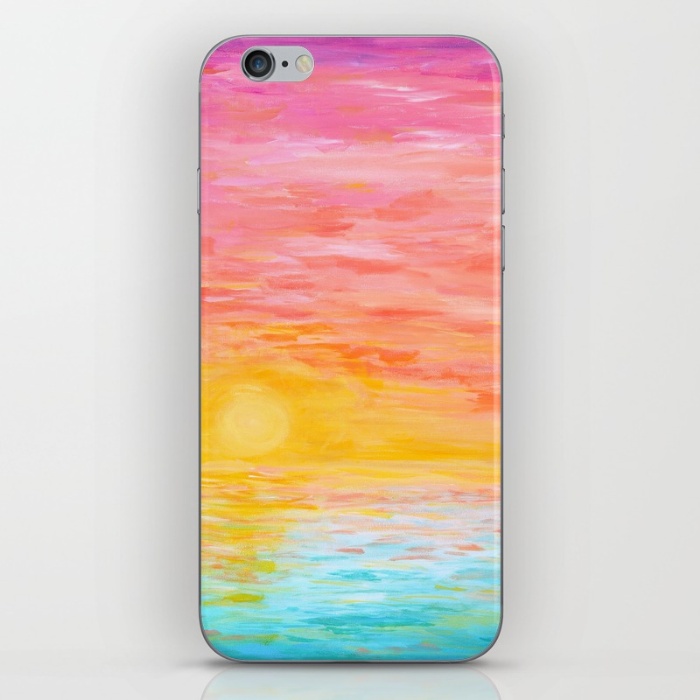 Sunset Love iPhone Skin | Hello Monday Design