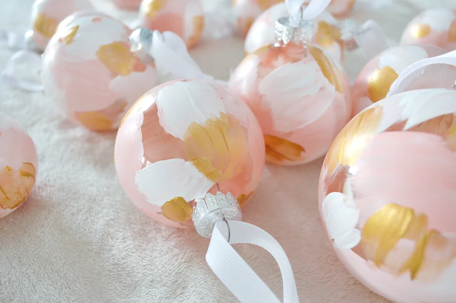 DIY Handpainted Ornaments