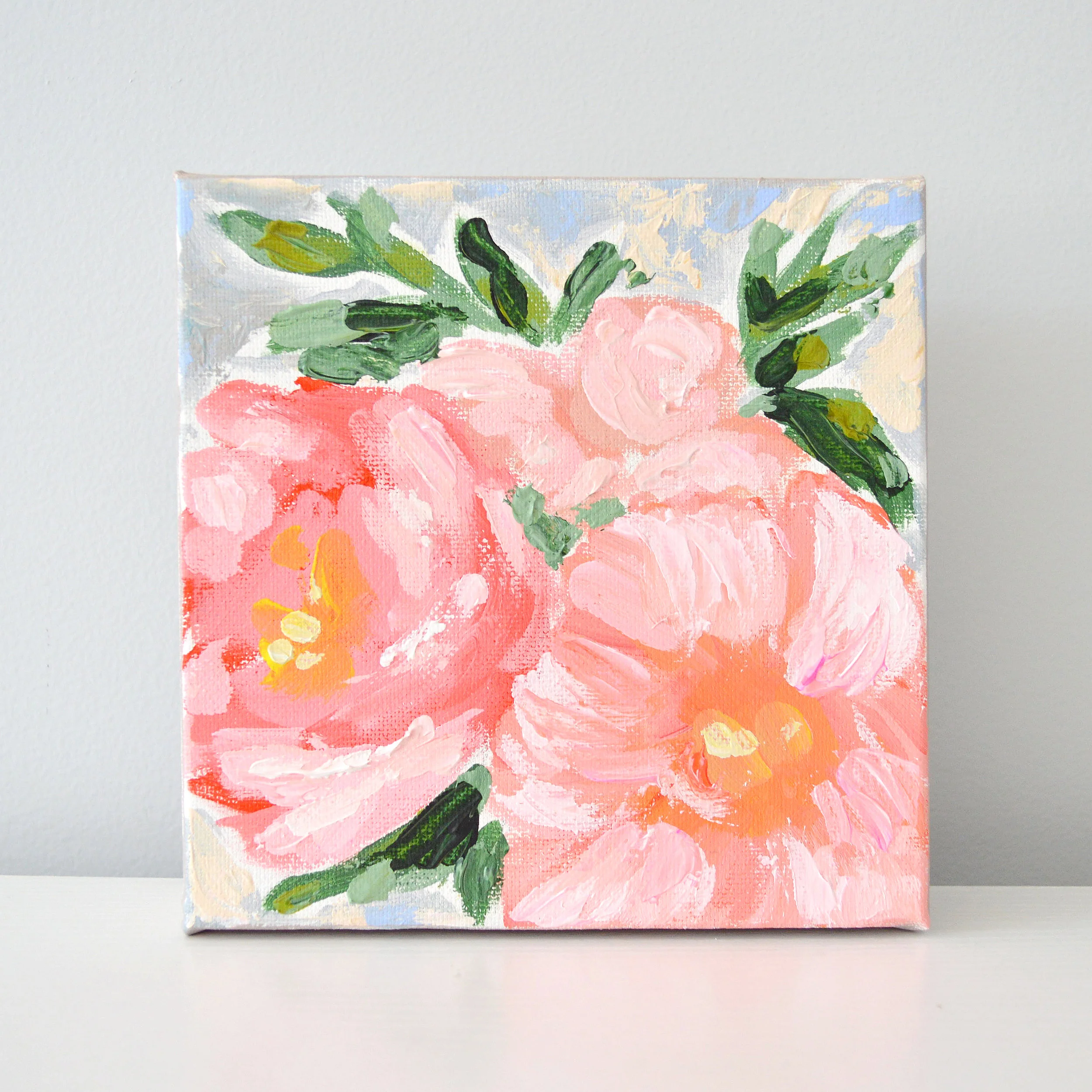 Blooming | 6"x6" on Canvas