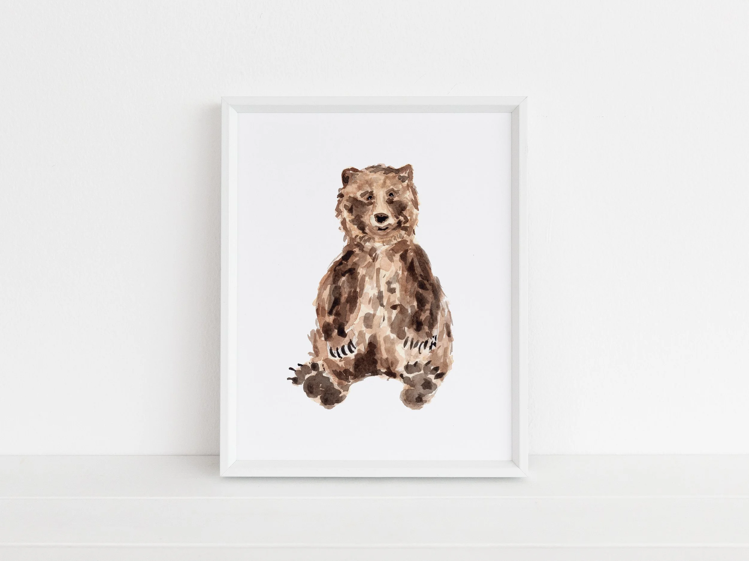 Kristen-Laczi-Woodland-Animals-1-White-Frame_bear.jpg