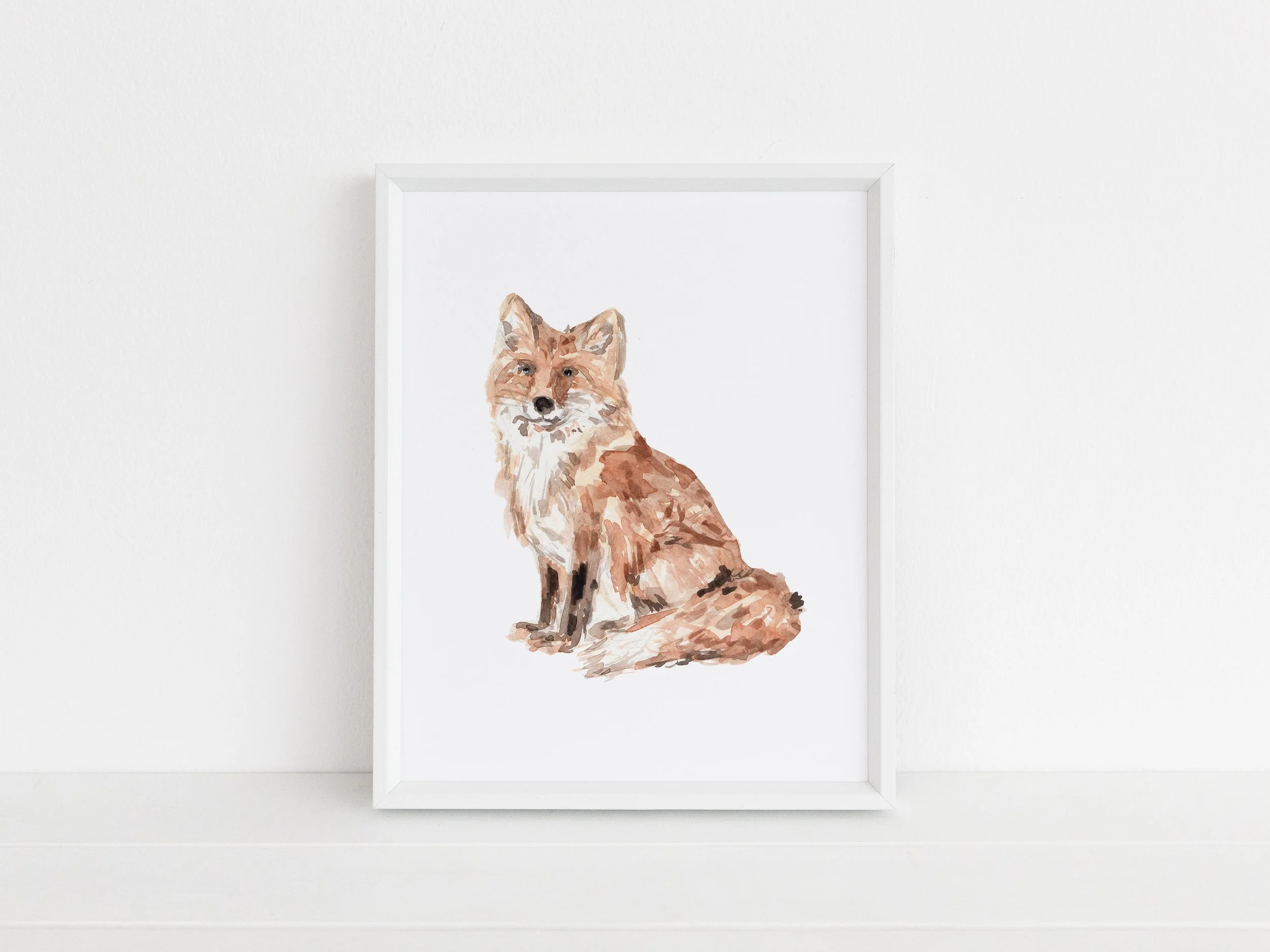 Kristen-Laczi-Woodland-Animals-Fox-1-White-Frame.jpg