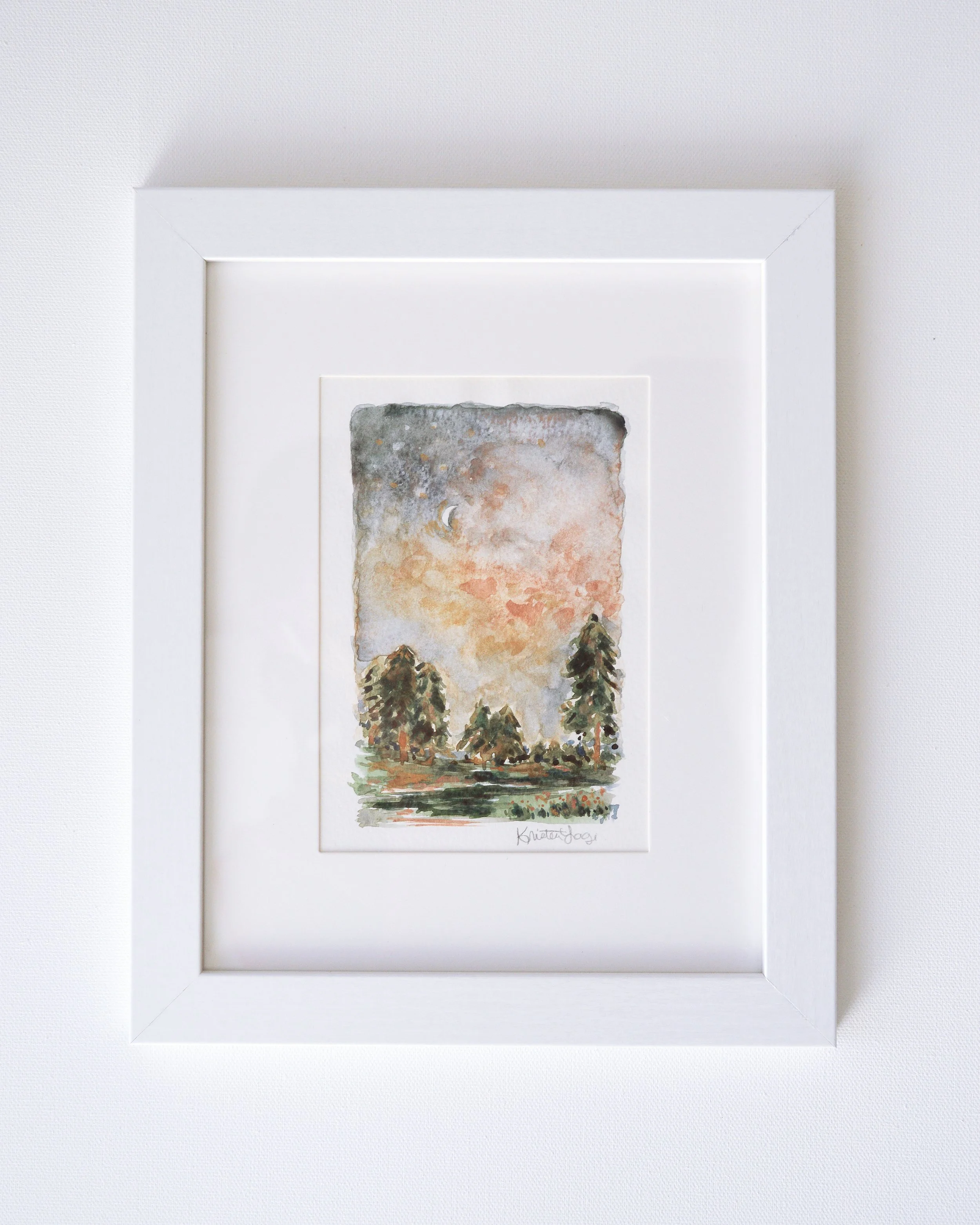 Goodnight Moon | 5x7 Paper Framed