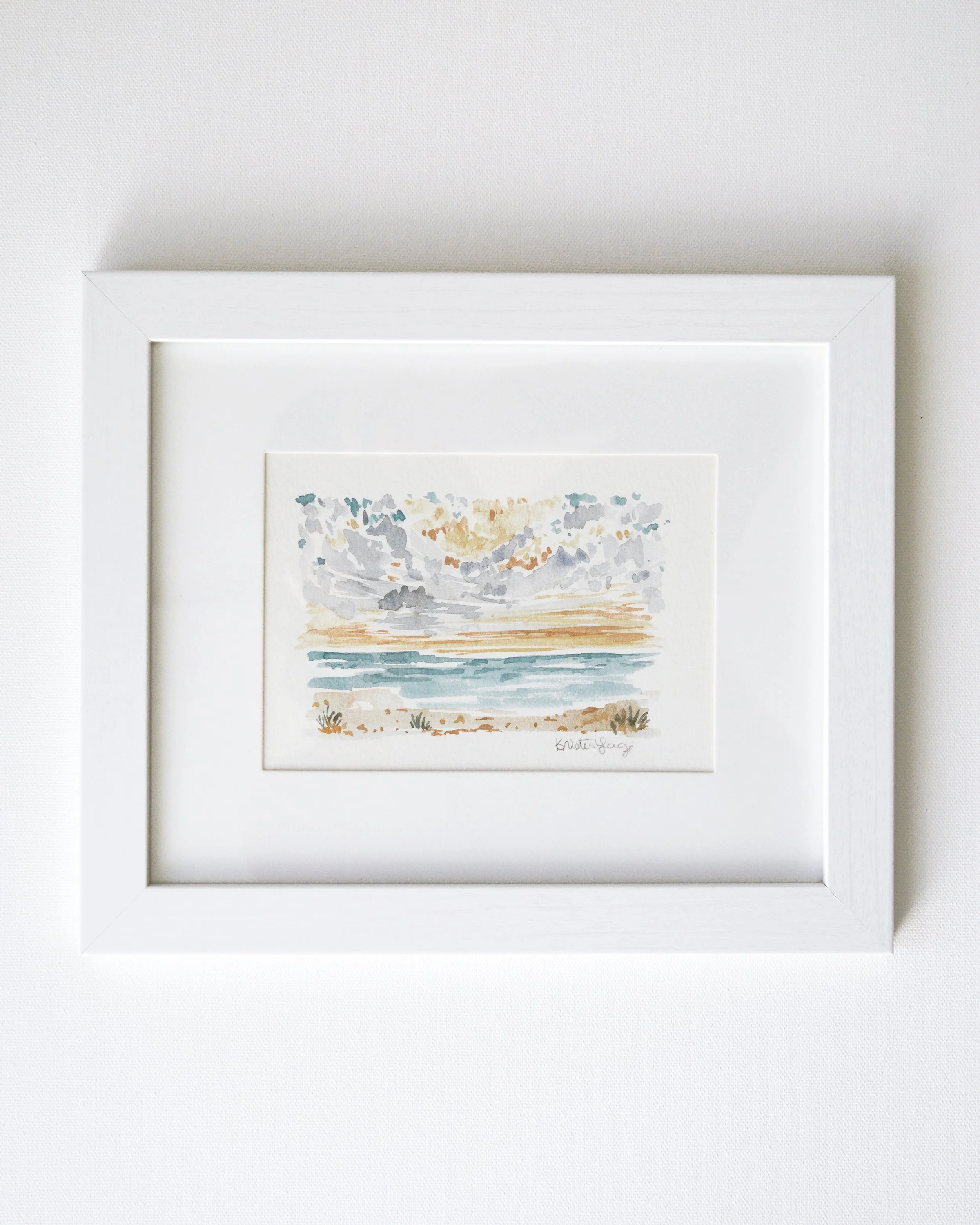 Just Breathe | 5x7 Paper Framed