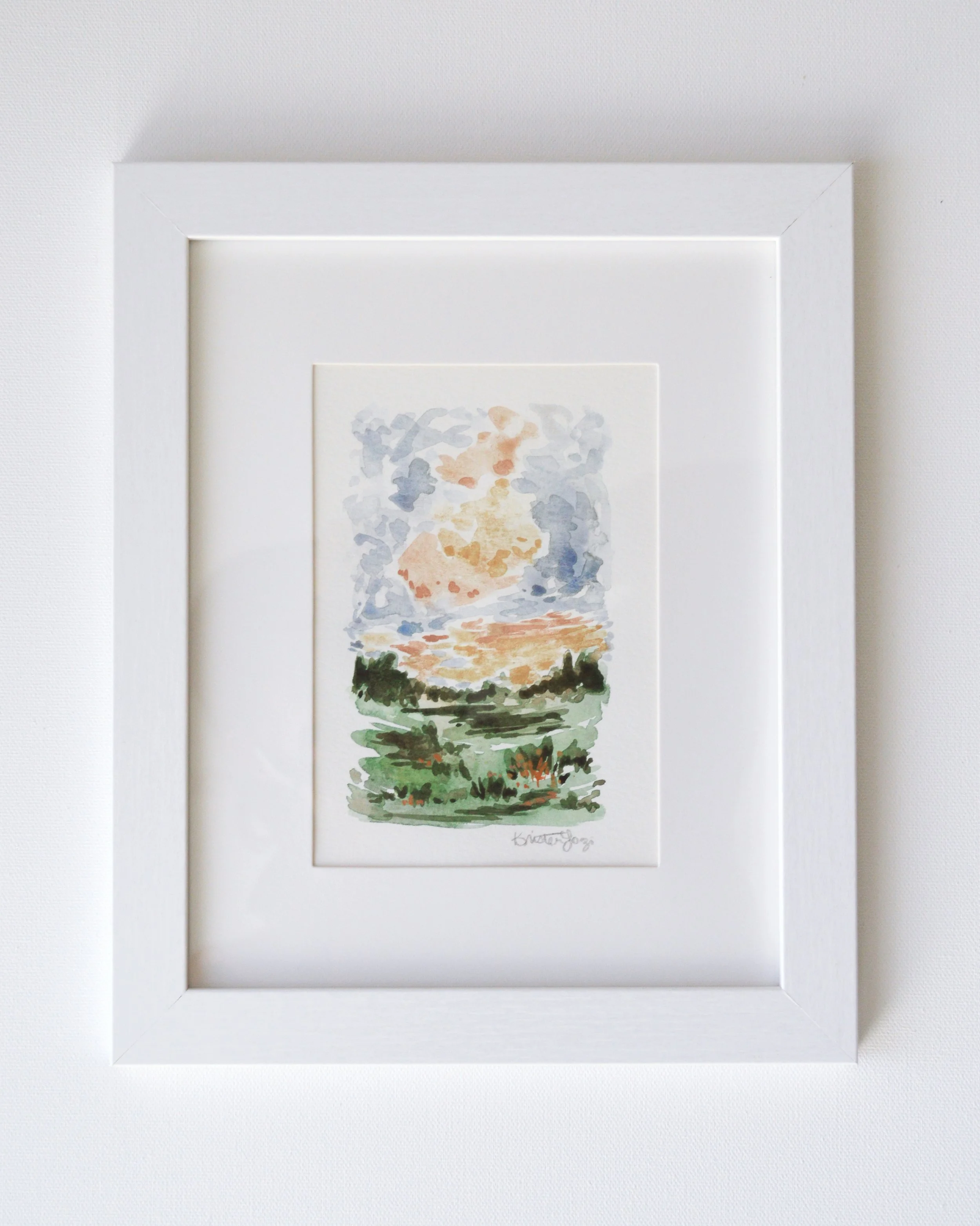 Hopeful | 5x7 Paper Framed