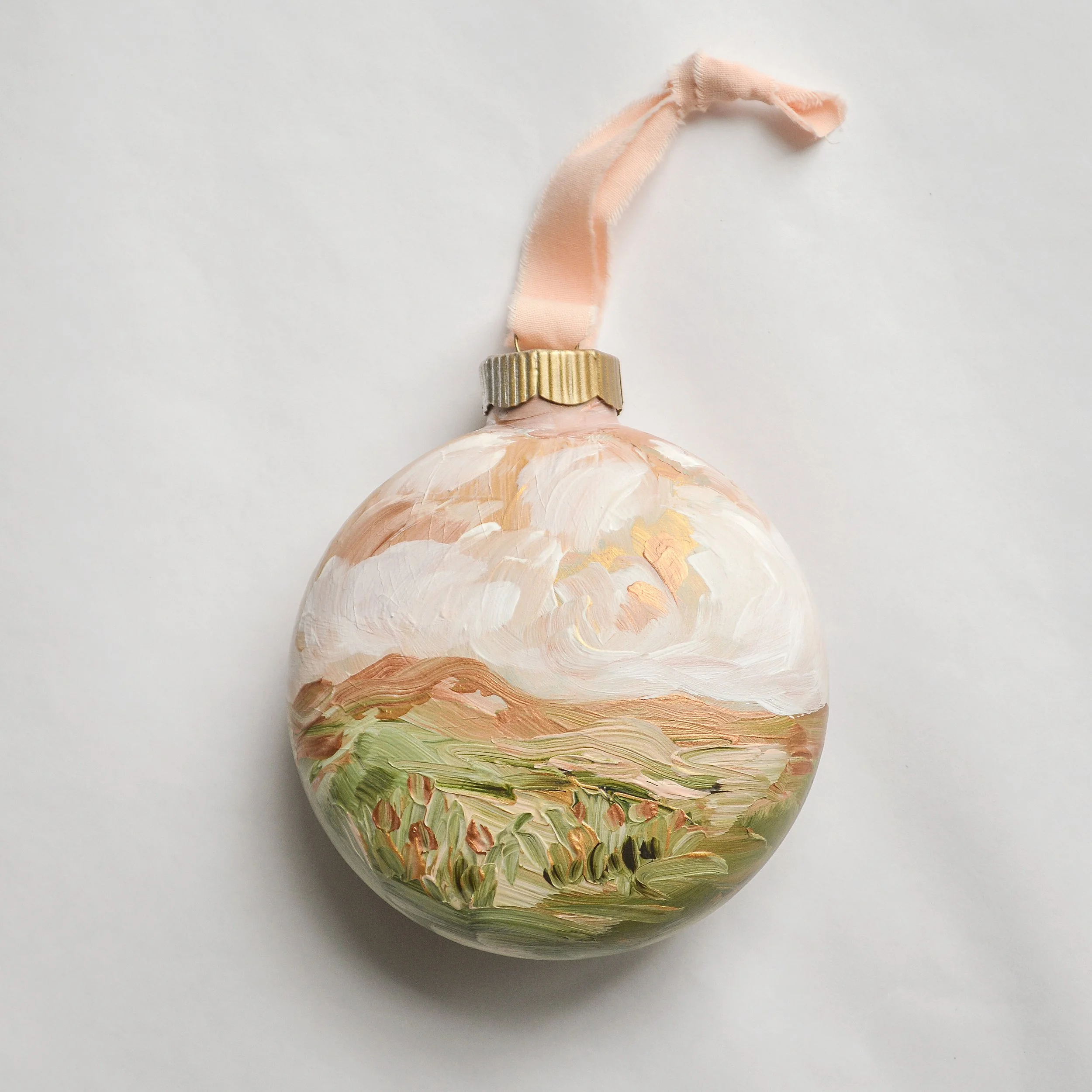 Pink 4" Heavenly Mountain Ornament
