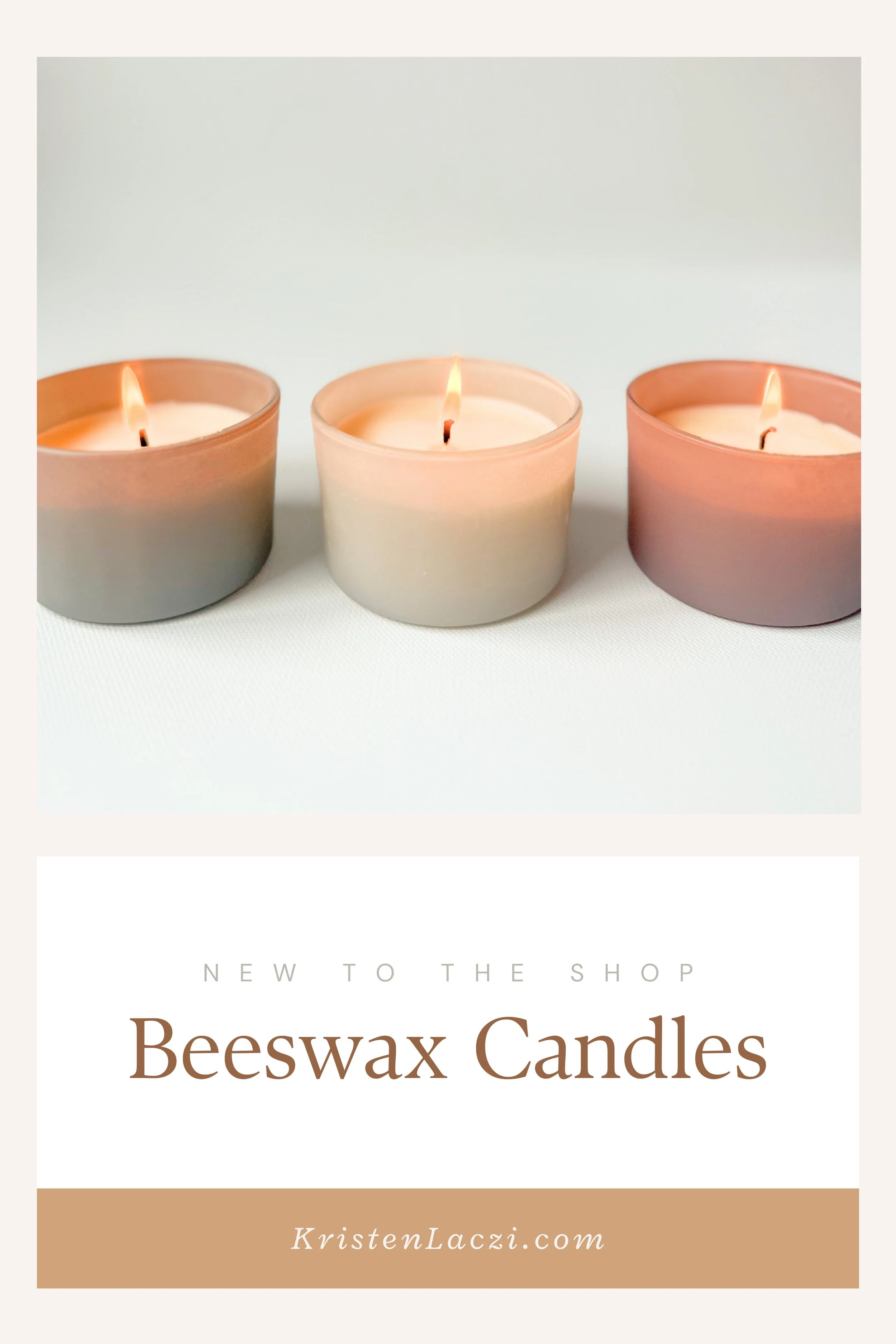 Introducing Hand Poured Beeswax Candles