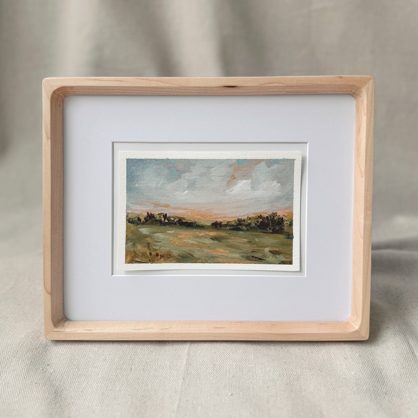 ✨ Where Light Returns ✨

A sense of hope, softness, and beauty in slowing down.

Artwork Details:
4&rdquo;&times;6&rdquo; Acrylic on Paper
Framed in a 8&times;10 Natural Maple Frame
Ready for tabletop or hanging

Available on my website, Link in bio!