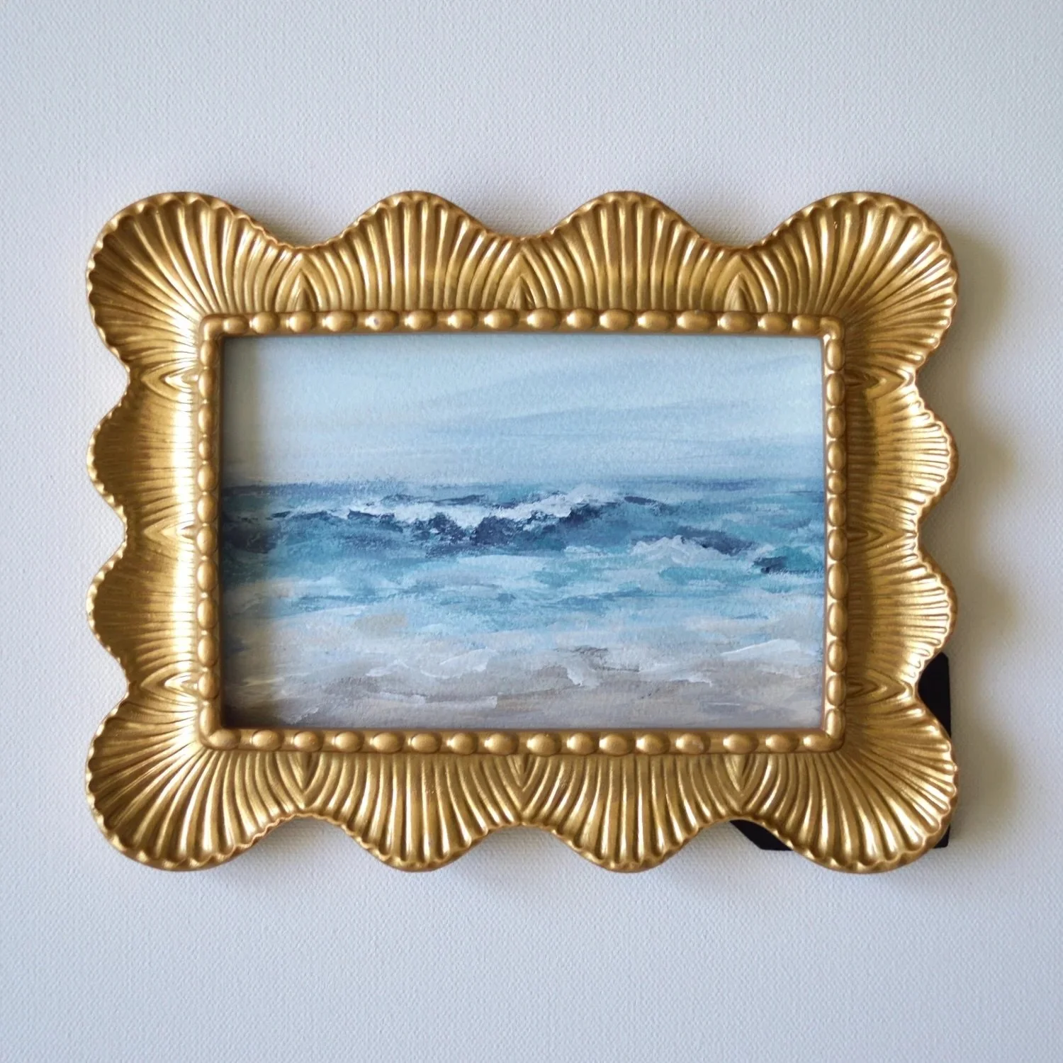 A Deep Breath
4&rdquo; x 6&rdquo; Acrylic Painting on Paper
Framed Original

This painting is about loss, grief and finding gratitude. Its expressive brushstrokes create the feeling of standing barefoot on the shore, smelling the salty air, taking de
