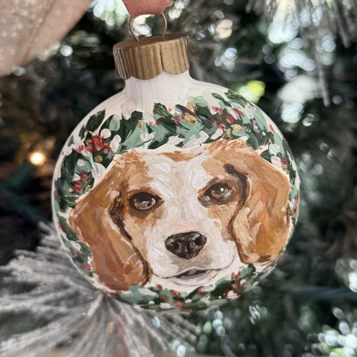 Custom Pet Portrait Ornament