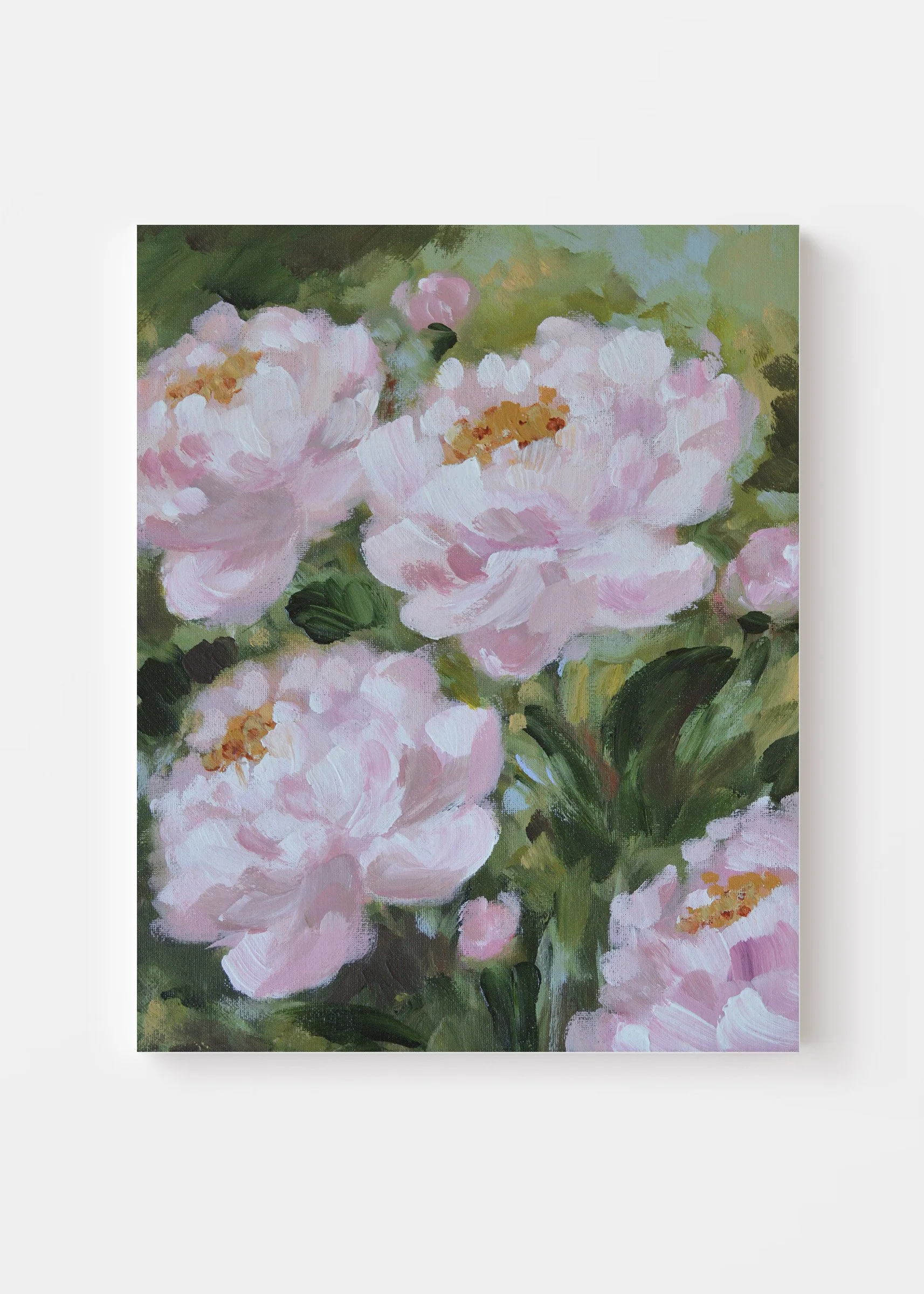 Pink Peonies | 11"x14" on Canvas