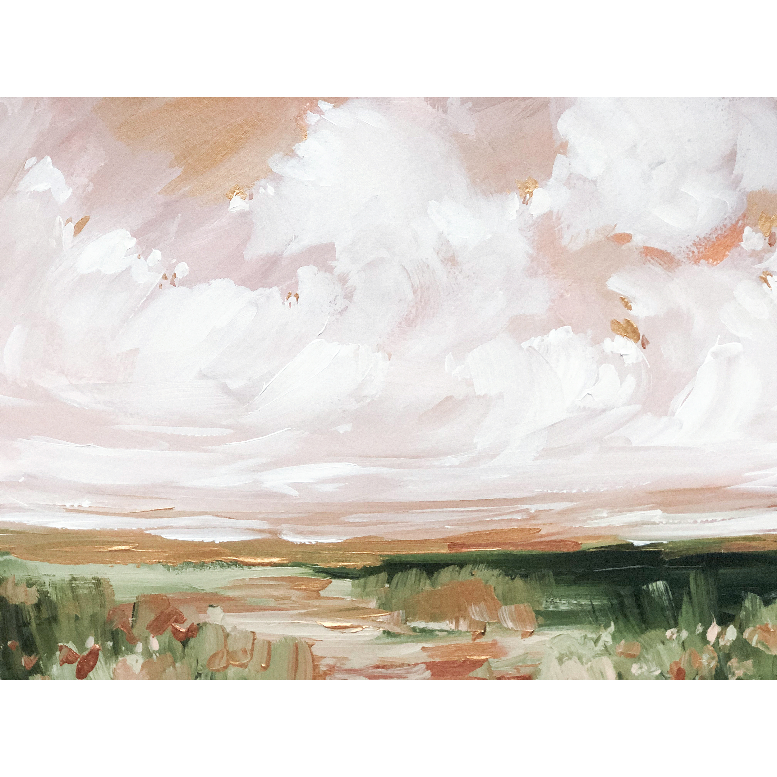 Heavenly Sunset #12 | 11" x 14" Framed