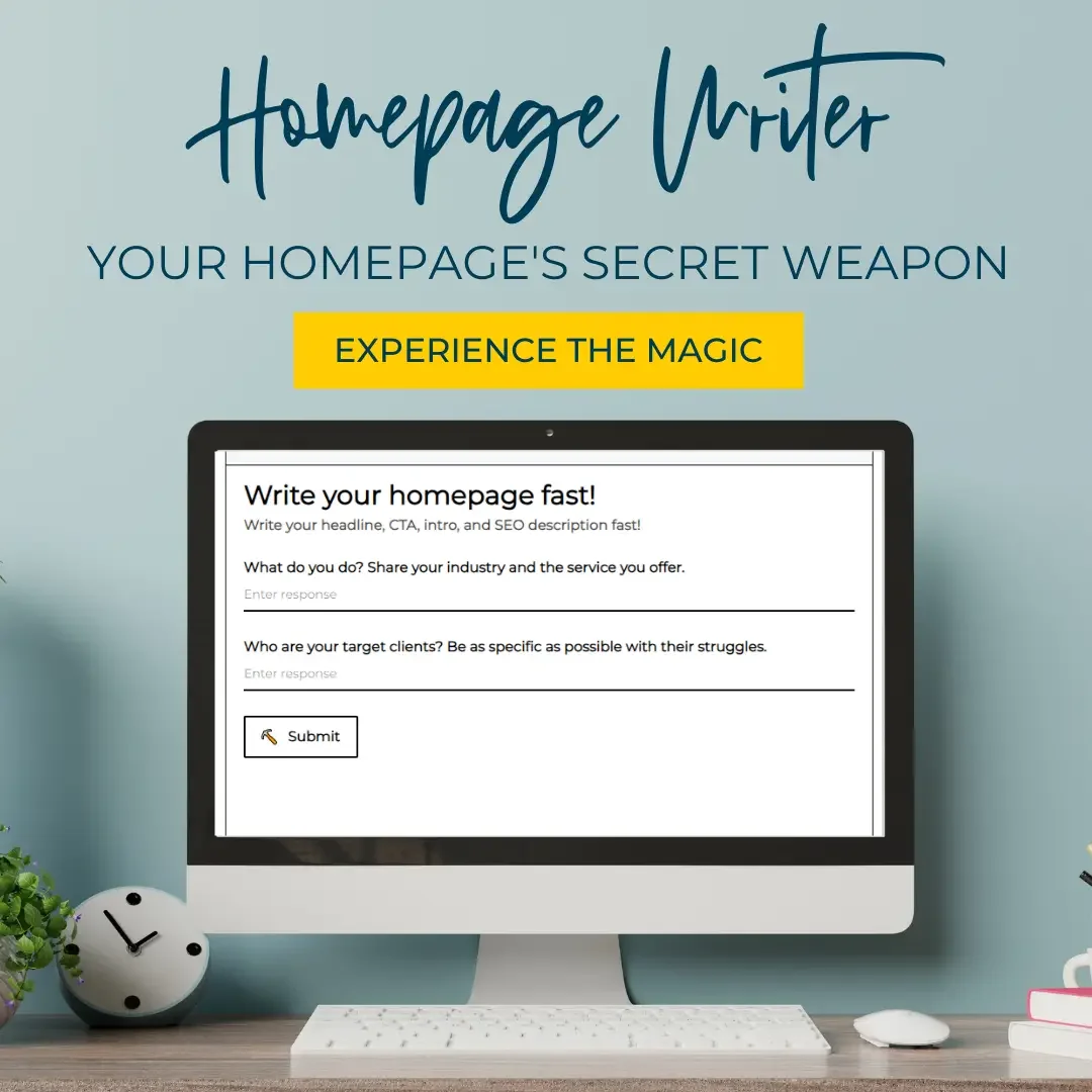 Unleash Your Website's Superpowers with AI: Your Perfect Homepage Awaits!