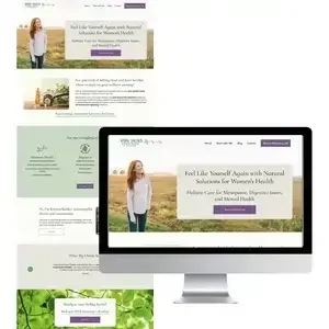 From “Blah and Beige” to Booked and Confident: A VIP Website Refresh for a Naturopathic Doctor